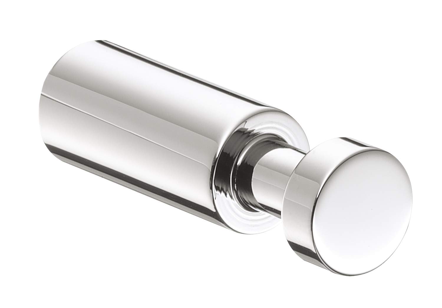 Emco Mundo 337500100 Chrome Hand Towel Hook - Durable Bathroom & Kitchen Wall Mount Hook for Towels, Robes & Accessories - Perfect for Home, Hotel & Spa Decor