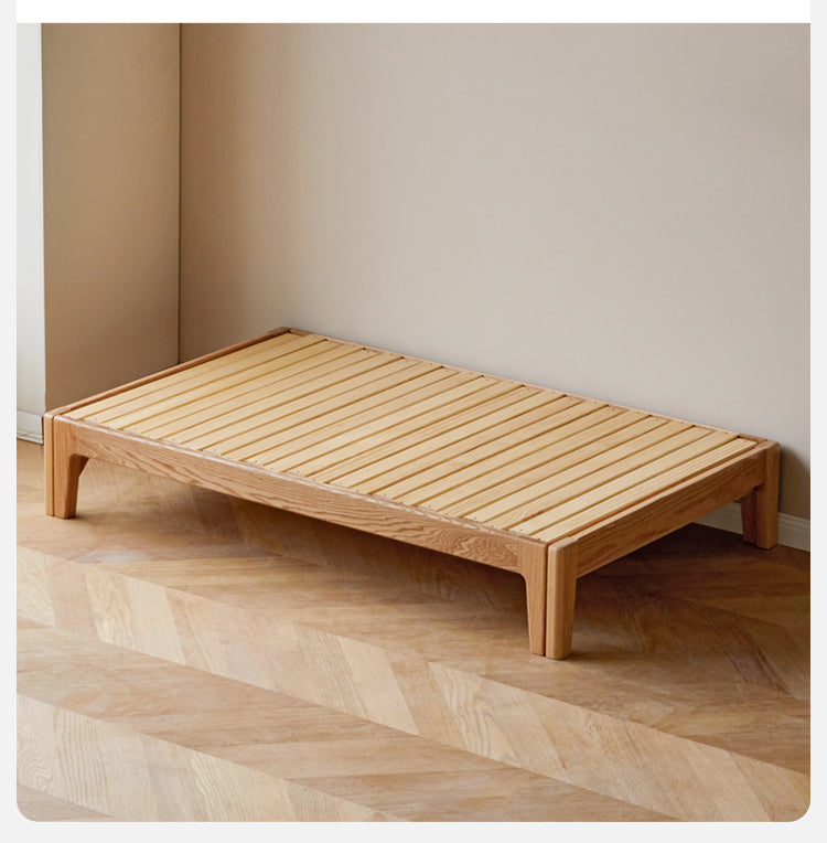 Oak Solid Wood Sofa Bed - Convertible Sleeper Sofa for Small Spaces | Perfect for Apartments, Guest Rooms & Home Offices