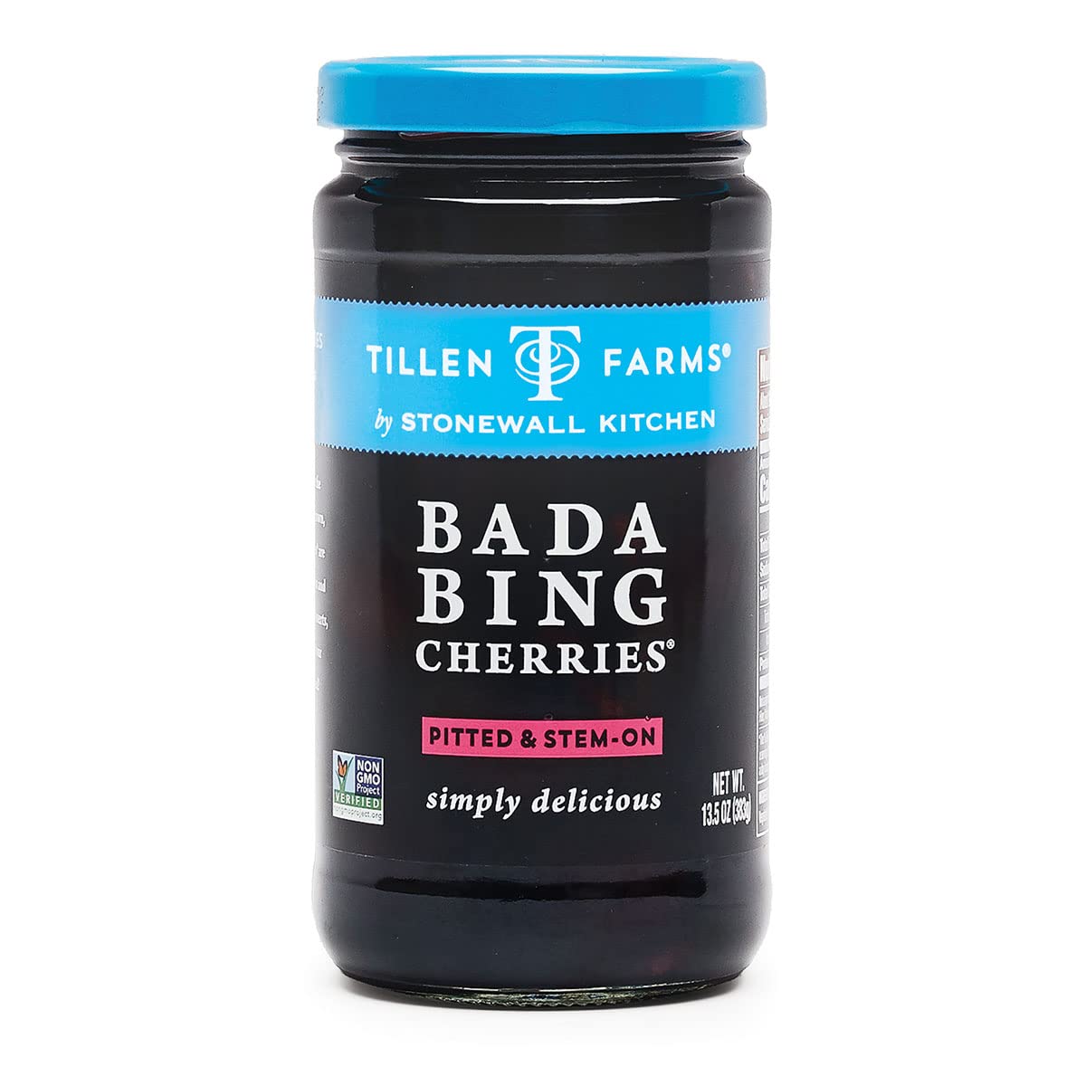 Tillen Farms Bada Bing Cherries - Sweet & Juicy Gourmet Cherries, 13.5 oz (Pack of 6) | Perfect for Cocktails, Desserts, Baking & Gift Baskets