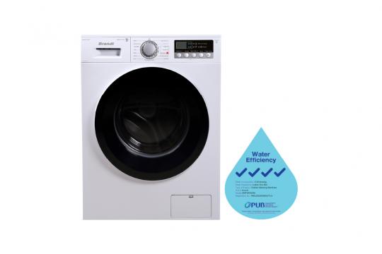 Brandt BWF944QWA Front Load Washing Machine - Energy Efficient, Large Capacity 4.4 Cu. Ft for Home & Laundry Room - Perfect for Apartments & Small Spaces