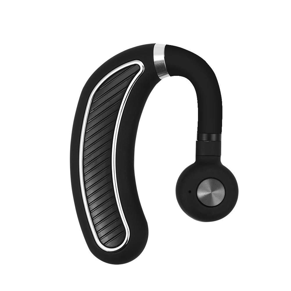 Wireless Bluetooth 4.1 Business Headset with Noise Cancelling Microphone - 70 Days Standby Time, HD Voice Quality (Black) - Perfect for Office Calls, Remote Work & Video Conferencing