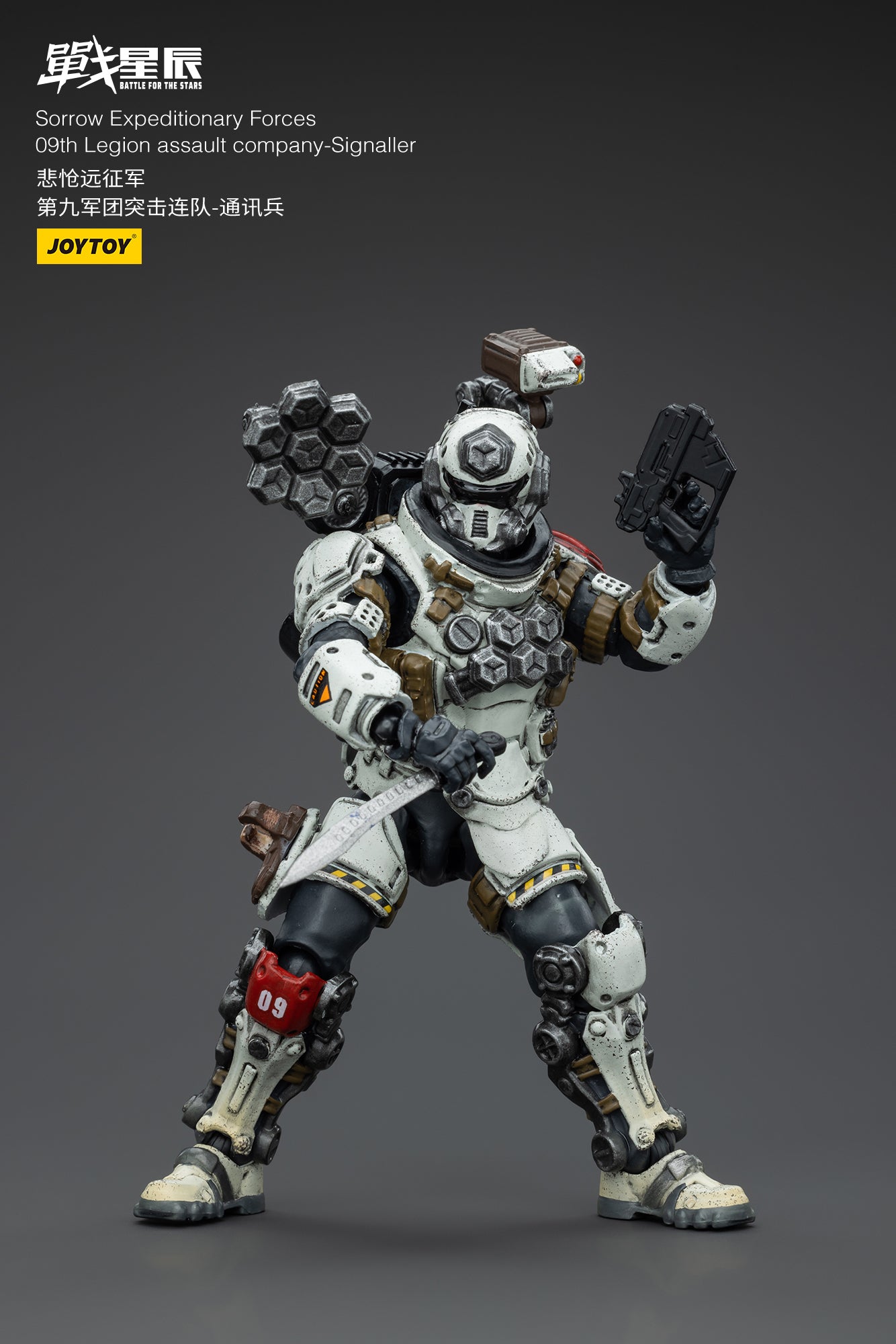 JOYTOY 1/18 Scale 3.75-inch Battle for the Stars Action Figure - Sorrow Expeditionary Forces 09th Legion Assault Company Collectible Toy | Perfect for Display, Gifts, and Sci-Fi Battles
