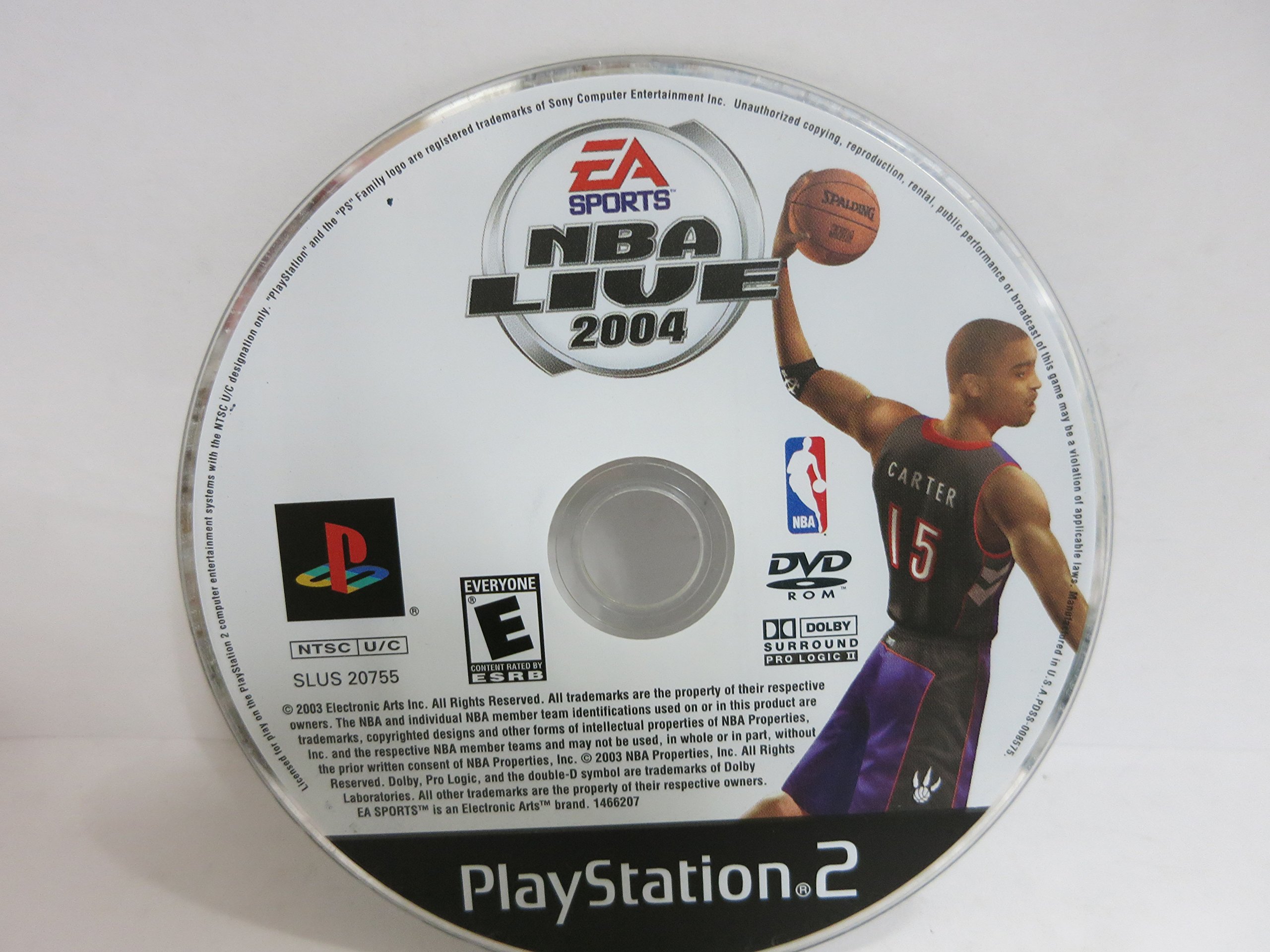 Original PS2 NBA LIVE 2004 Basketball Video Game for PlayStation 2 - Retro Sports Gaming for Basketball Fans & Collectors - Perfect for Game Nights & Nostalgic Entertainment