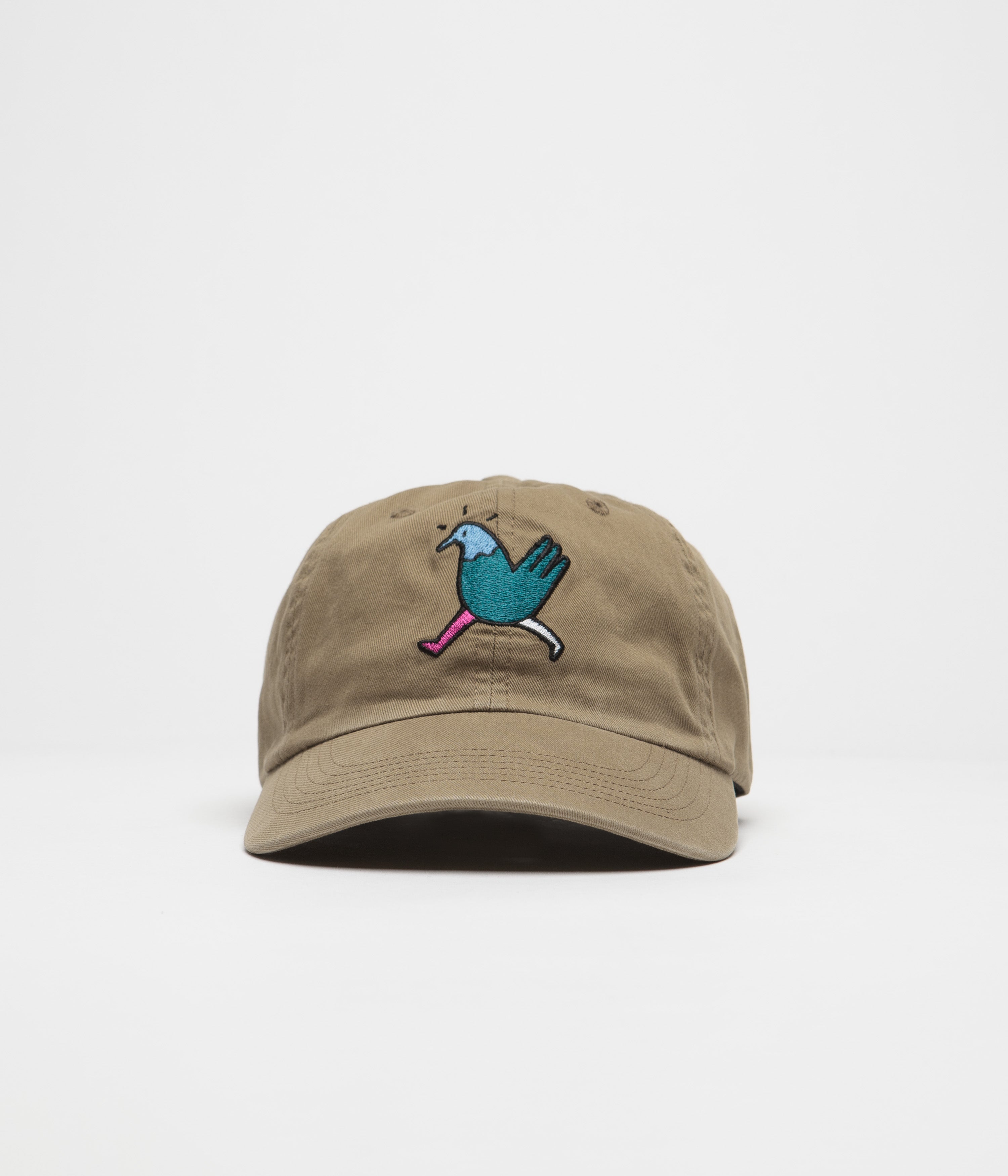 Parra Annoyed Chicken Cap - Khaki Color Adjustable Baseball Hat for Men & Women - Perfect for Casual Wear, Outdoor Activities, and Street Fashion