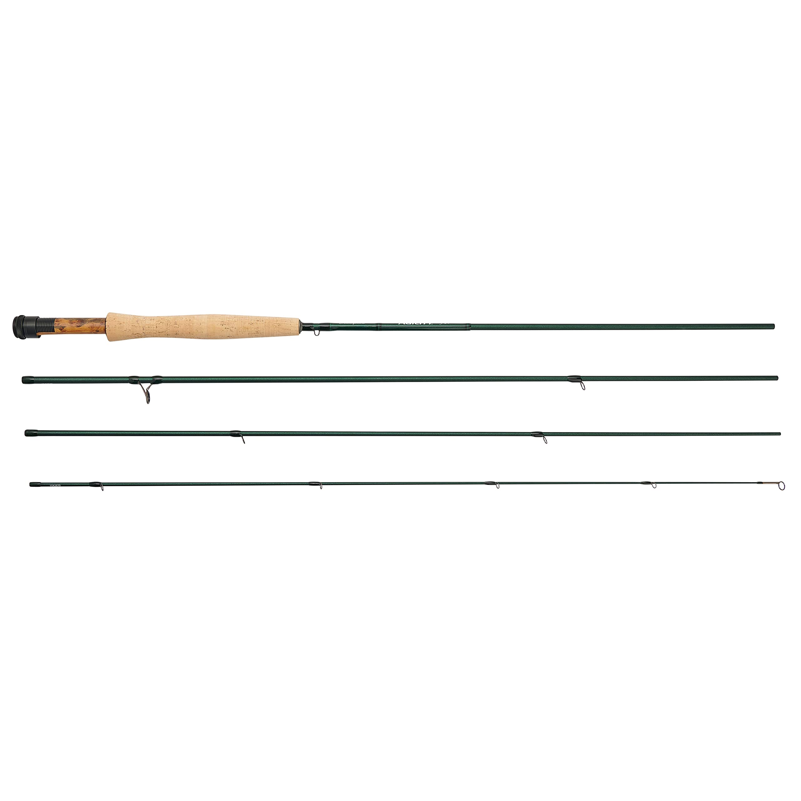 Premium Shakespeare Agility Fly Fishing Rod - Lightweight Graphite Fly Rod for Trout, Bass & Salmon - Perfect for Freshwater & Saltwater Fly Fishing Adventures