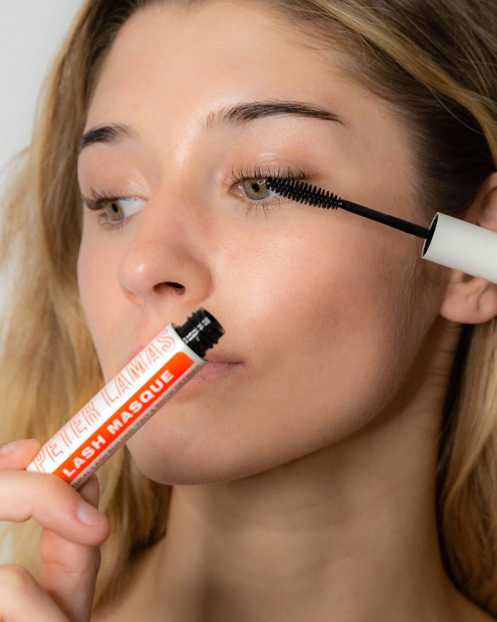 Peter Lamas Lash Masque Natural Lash Builder - Vegan & Cruelty-Free Eyelash Tint & Conditioner (0.18 Fl Oz) for Longer, Stronger, Healthier Lashes | Men & Women | Perfect for Daily Use & Special Occasions