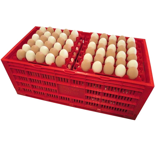Rite Farm Products Chicken Egg Transport Crate - Durable Poultry Egg Carrier for Safe Transport - Perfect for Farmers, Backyard Chicken Keepers & Egg Delivery
