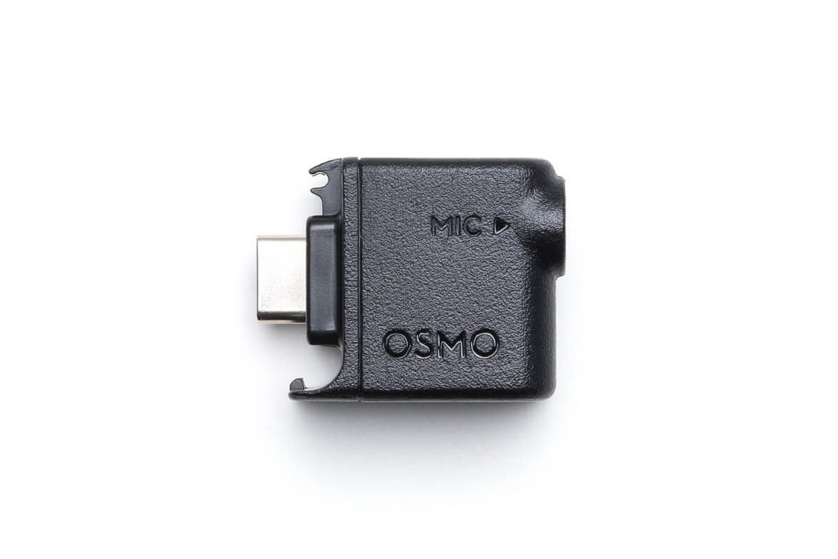 DJI Osmo Action 3.5mm Audio Adapter - External Microphone Adapter for DJI Action Cameras - Perfect for Vlogging, Live Streaming & Outdoor Adventures