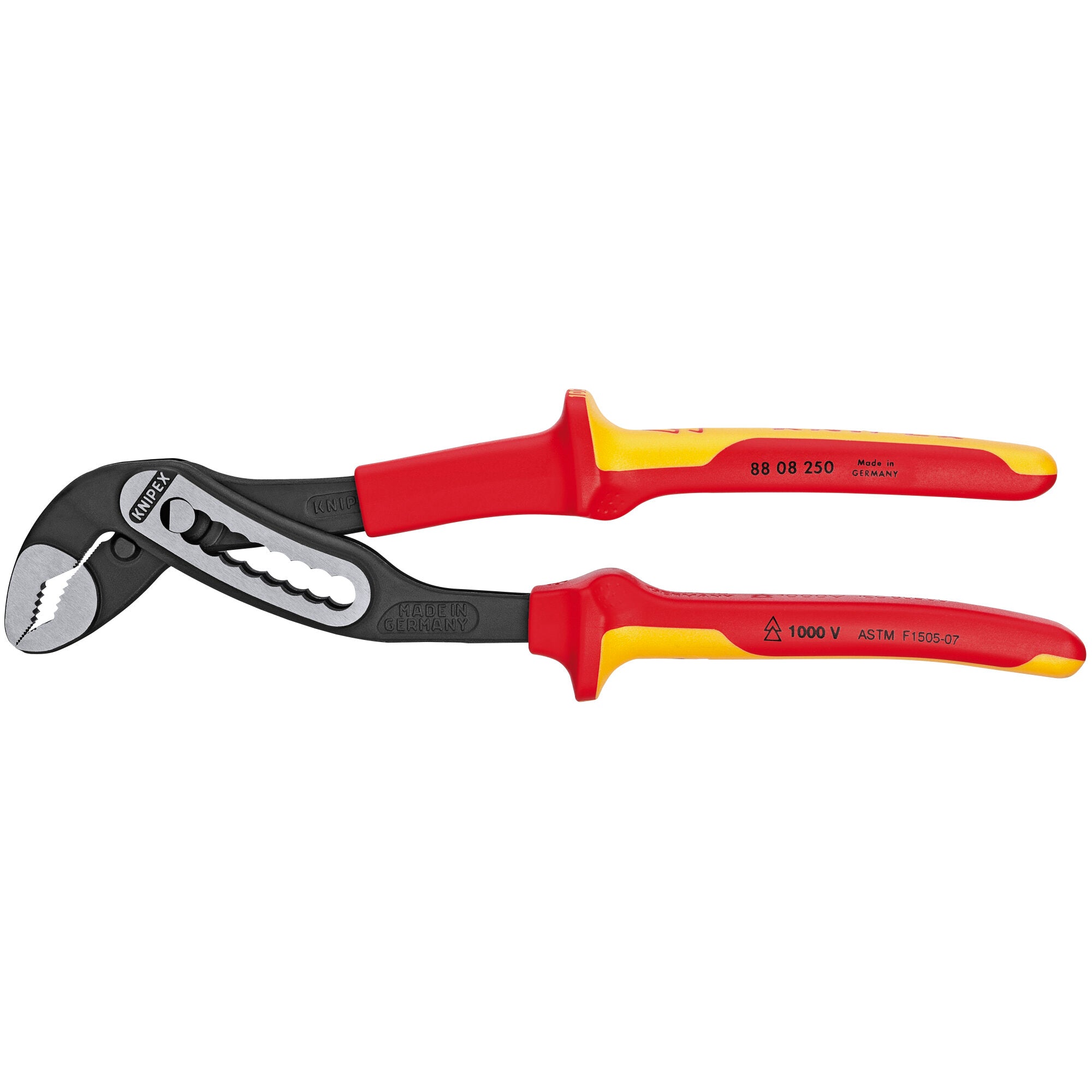 Knipex 9K 98 27 US 7-Piece Insulated Pliers and Screwdriver Set (1000V) with Tool Roll - Perfect for Electricians, DIY Projects & Home Repairs