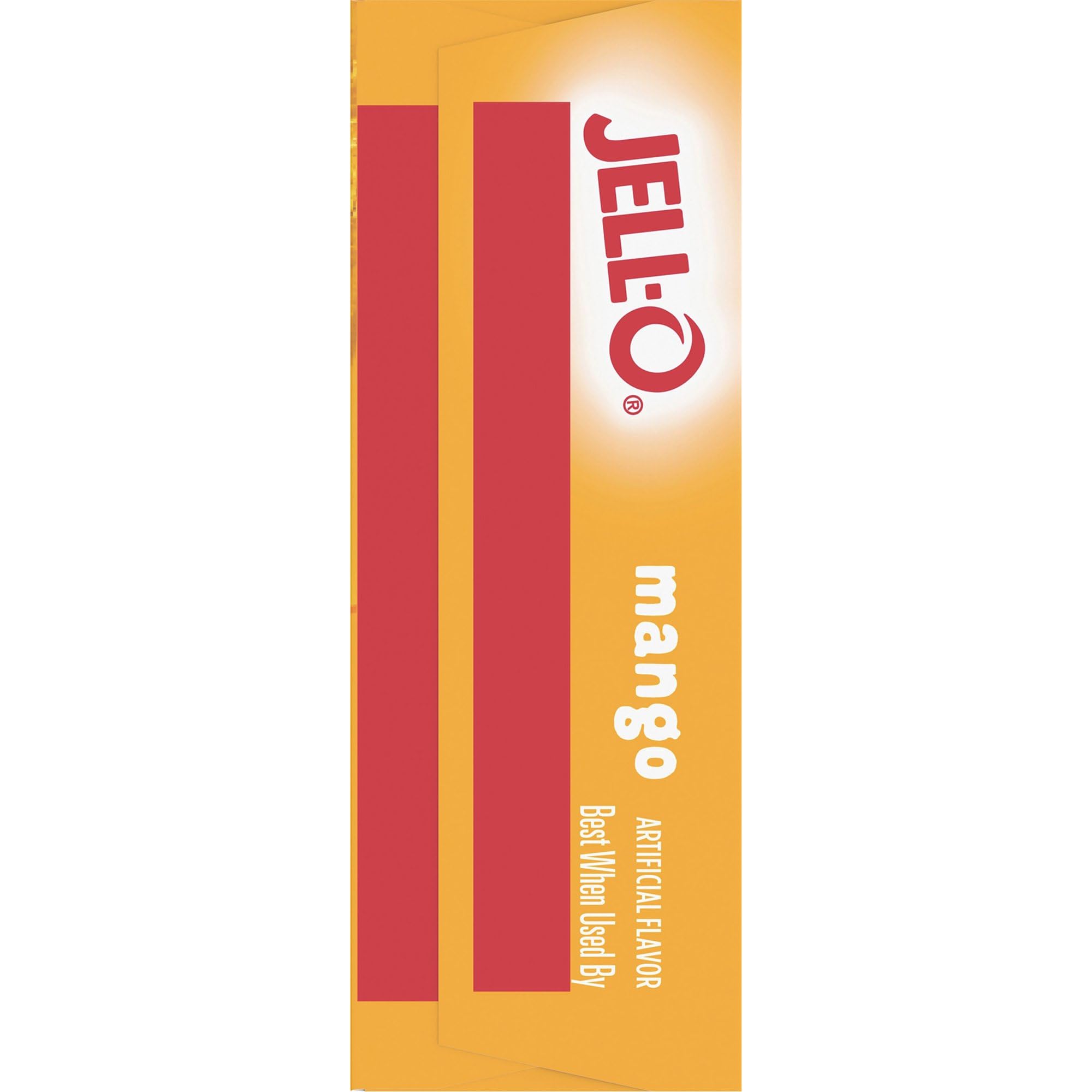 Jell-O Gelatin Snacks - Mango Flavor, 3-Ounce Box (Pack of 6) | Delicious Fruit-Flavored Dessert for Kids & Adults | Perfect for Lunchboxes, Parties, and Quick Snacks