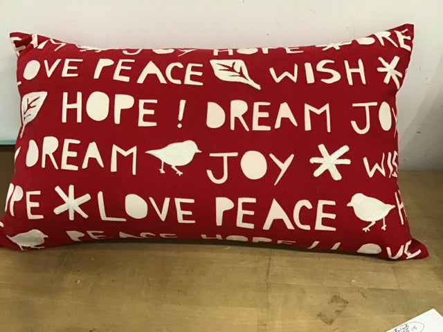 26x16 Crate & Barrel Holiday Down Filled Throw Pillow - Soft Luxury Decorative Cushion for Sofa, Bed & Home Decor - Perfect for Christmas, Winter & Cozy Living Room Accents