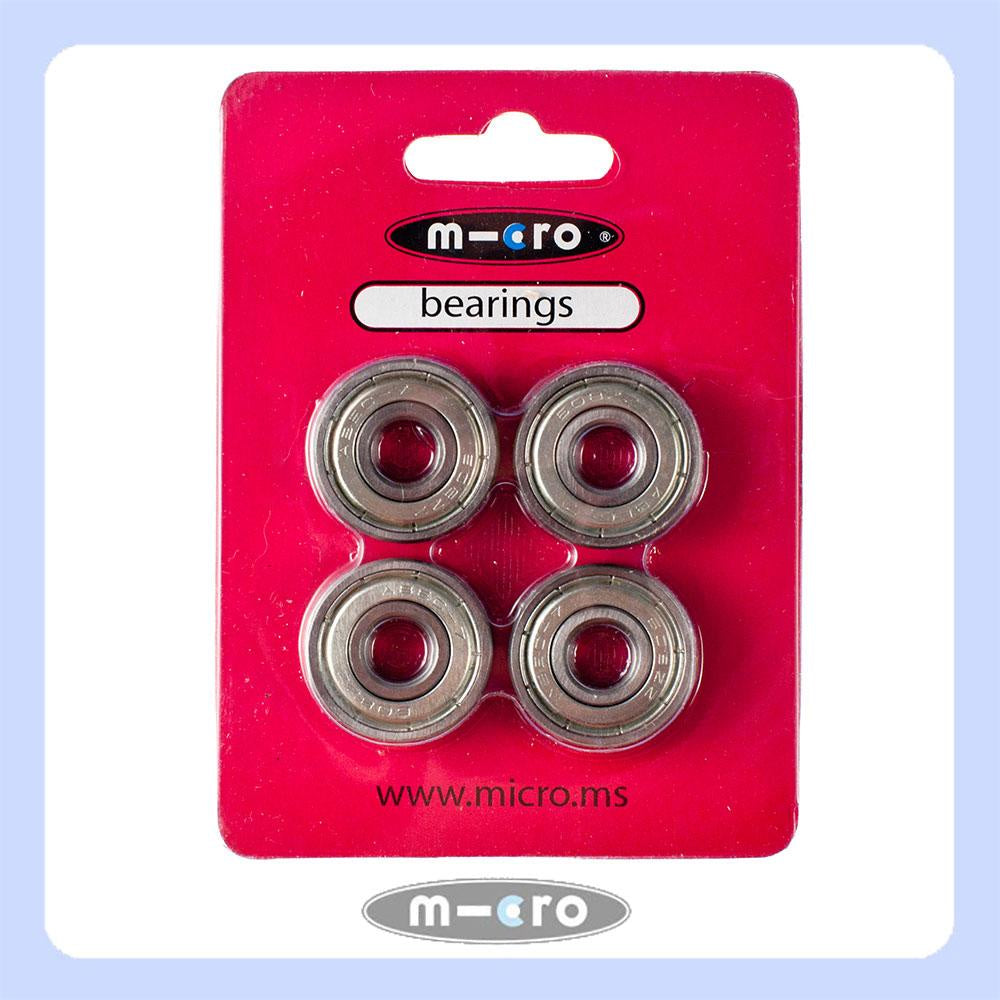 High-Speed ABEC 7 Skateboard Bearings - Set of 4 Precision Bearings for Smooth Rolling | Perfect for Skateboards, Longboards, Roller Skates & Scooters