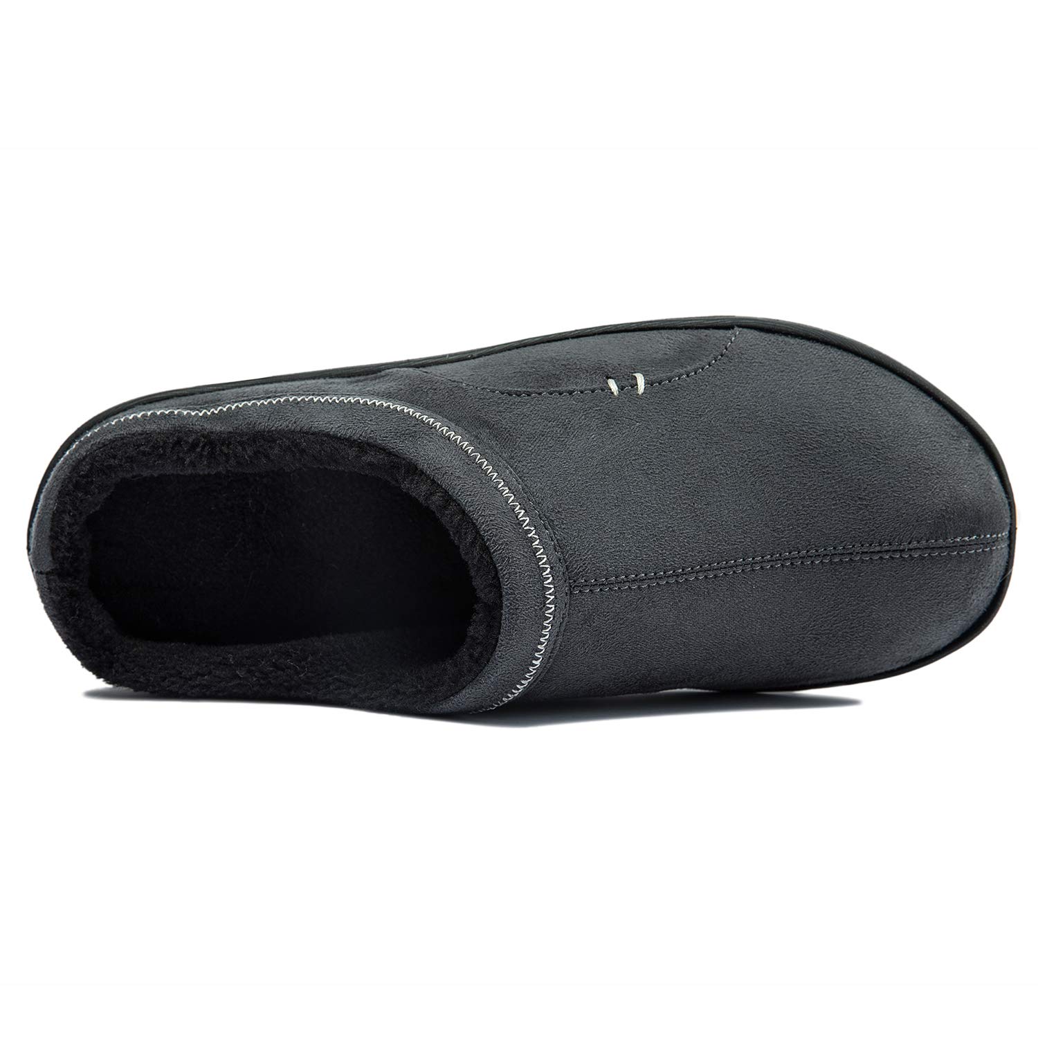 Josaywin Men's Memory Foam Slippers - Soft Plush Fleece Lining Indoor/Outdoor House Shoes for Comfort & Support - Perfect for Home, Lounge, Backyard & Quick Errands