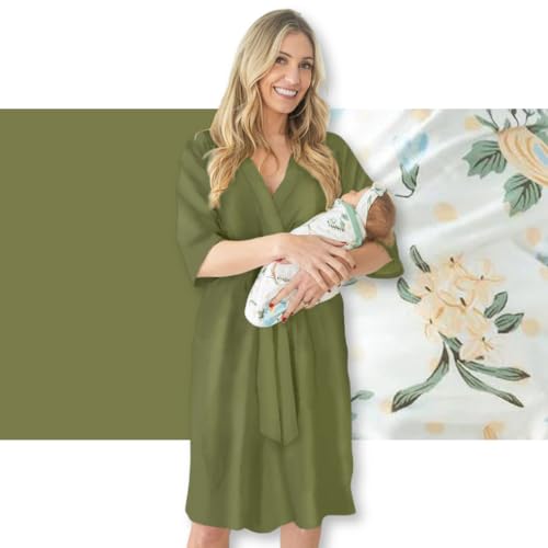 Olive Robe/Hadley Swaddle