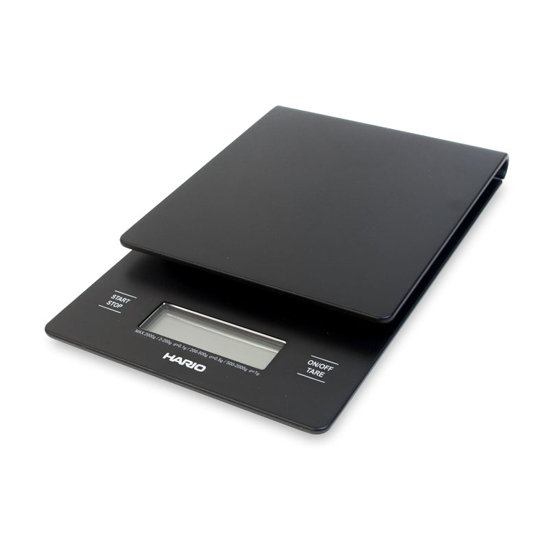 Hario V60 Drip Scale - Precision Coffee Scale with Timer for Pour Over Brewing | Perfect for Home Baristas & Coffee Enthusiasts | Ideal for V60, Chemex & Manual Brewing Methods