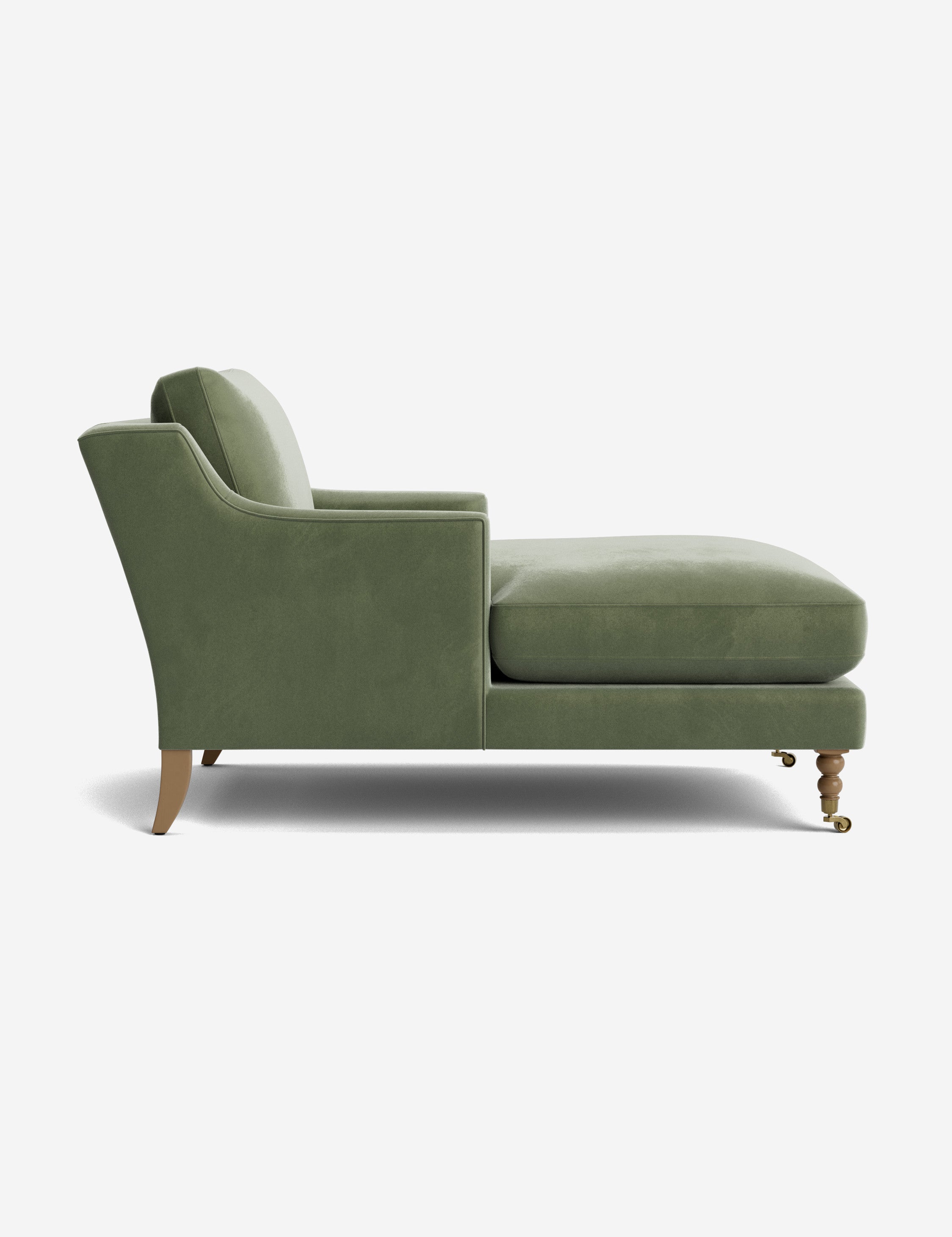 Fabienne Chaise Lounge Chair - Modern Accent Chair for Living Room, Bedroom & Office - Stylish Mid-Century Design with Upholstered Seat & Wooden Legs - Perfect for Relaxing, Reading & Decor