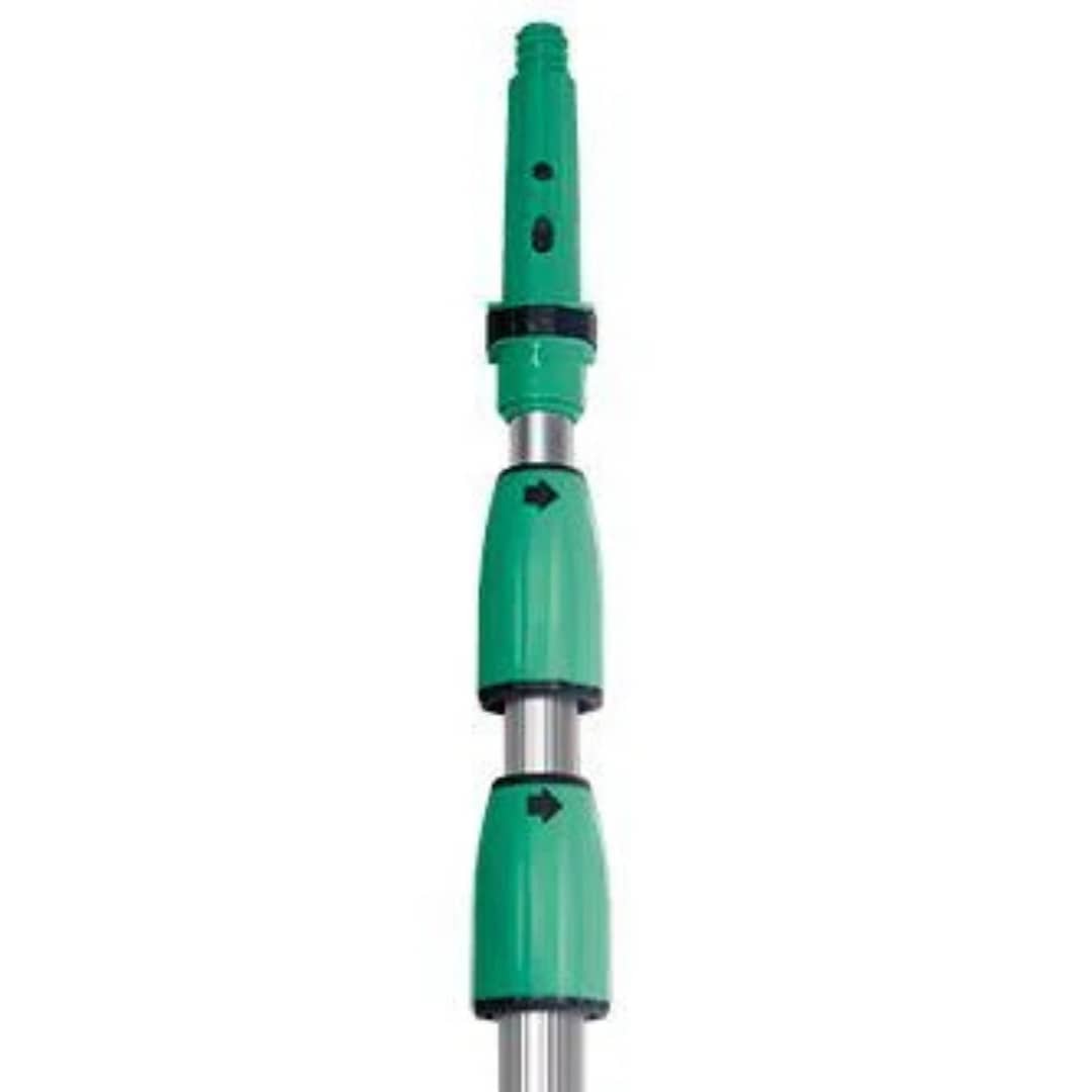 Unger Optiloc Pole 3 Sections 6m (20ft) Extendable Window Cleaning Pole - Professional Telescopic Pole for High Reach Cleaning, Washing Windows, Gutters, and Outdoor Surfaces - Perfect for Home and Commercial Use