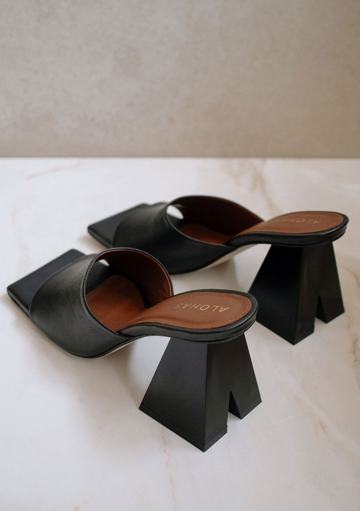 ALOHAS Women's Dune Block Heel Sandals - Comfortable Chunky Heel Summer Shoes for Beach, Wedding & Casual Outfits