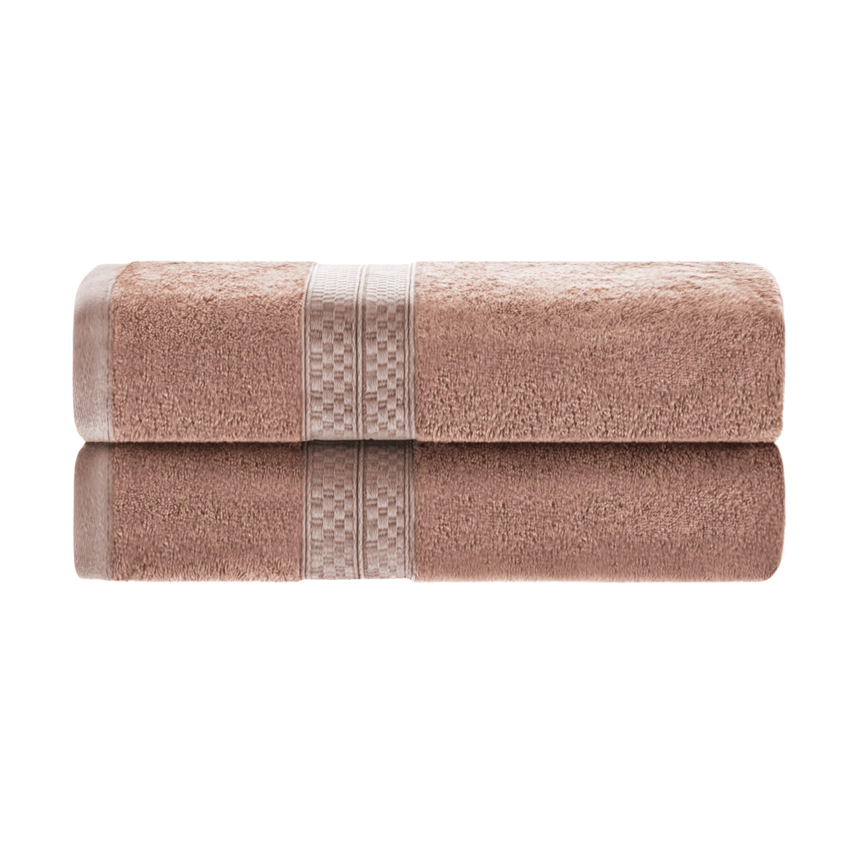 Premium Bamboo Rayon 2-Piece Plush Heavyweight Bath Towel Set - Ultra Soft & Absorbent for Spa, Bathroom & Luxury Home Use