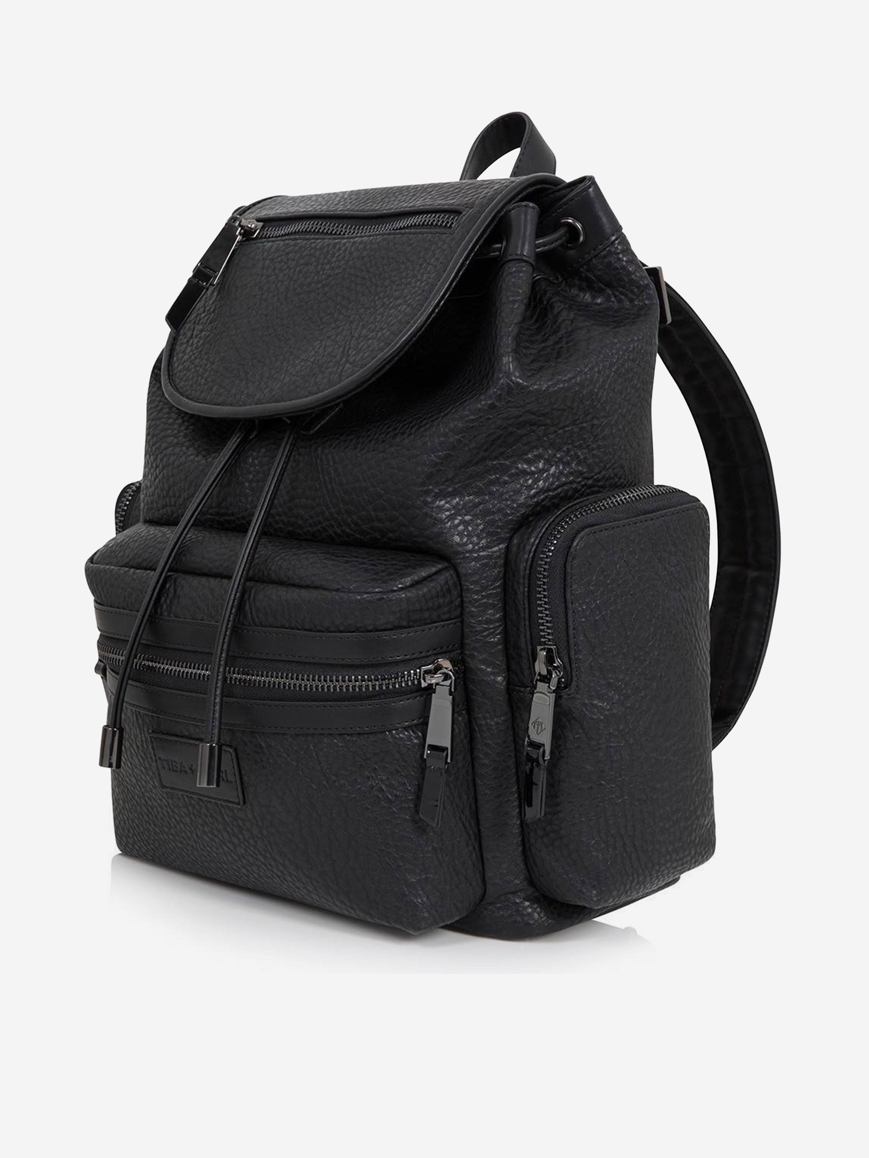 Black Baby Kaspar Changing Backpack (34cm) - Perfect for Diaper Changes On-The-Go, Travel & Parenting Essentials Storage