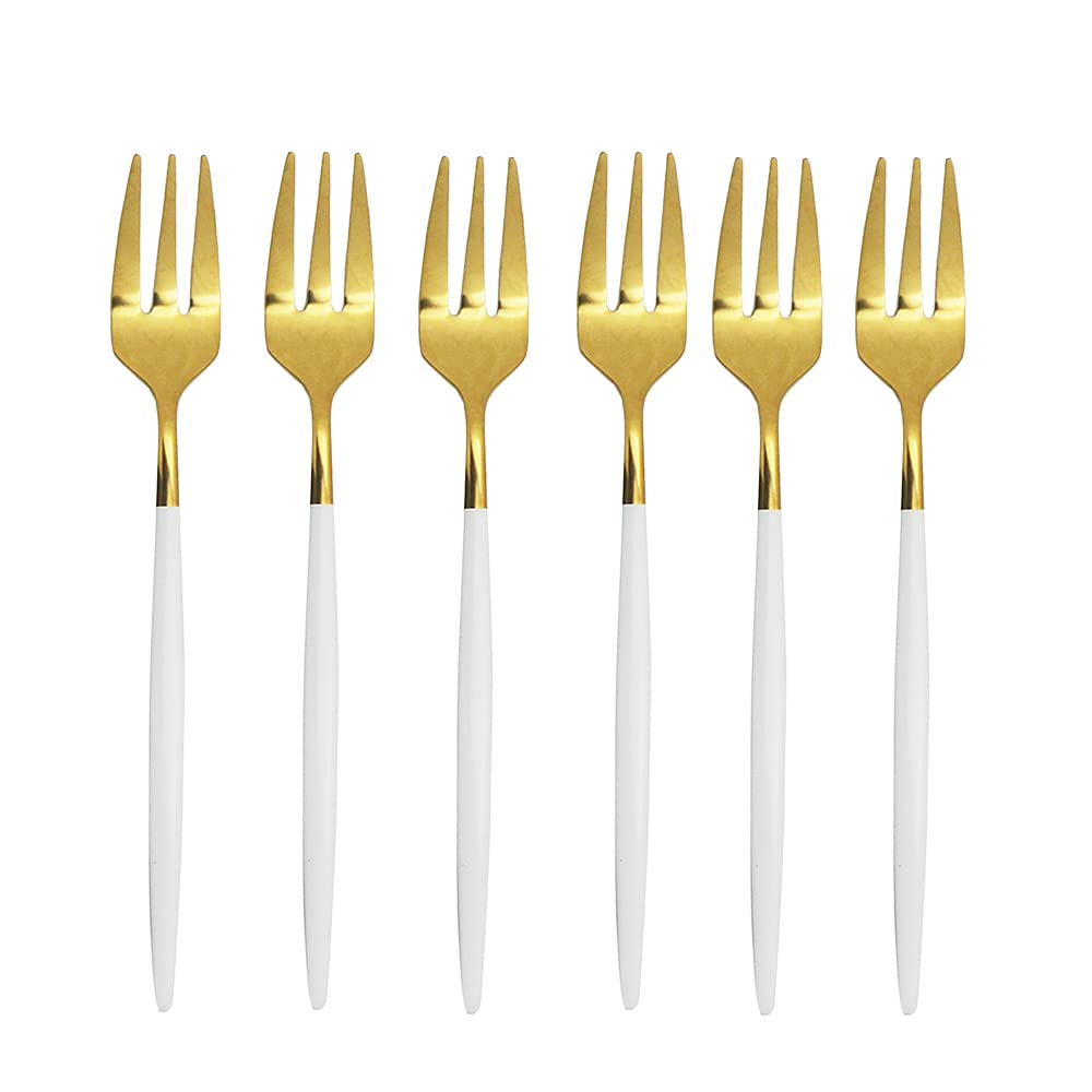 Gugrida 6-Piece Stainless Steel Fruit Forks Set - 5.31