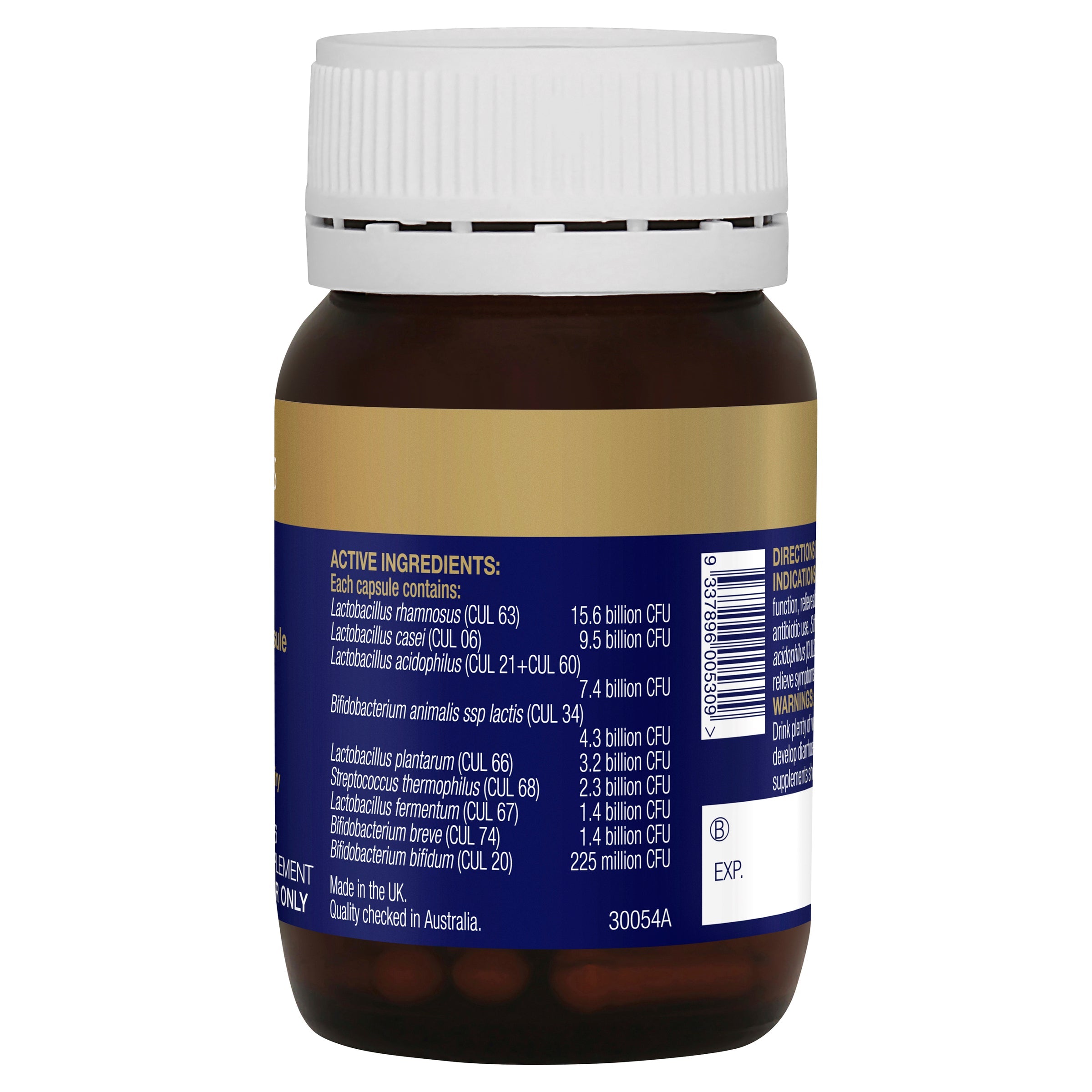 BioCeuticals UltraBiotic 45 - Premium Probiotic Supplement for Gut Health & Immune Support | 45 Billion CFU | Digestive Wellness & Immune Booster | Ideal for Daily Use, Travel & Post-Antibiotic Recovery