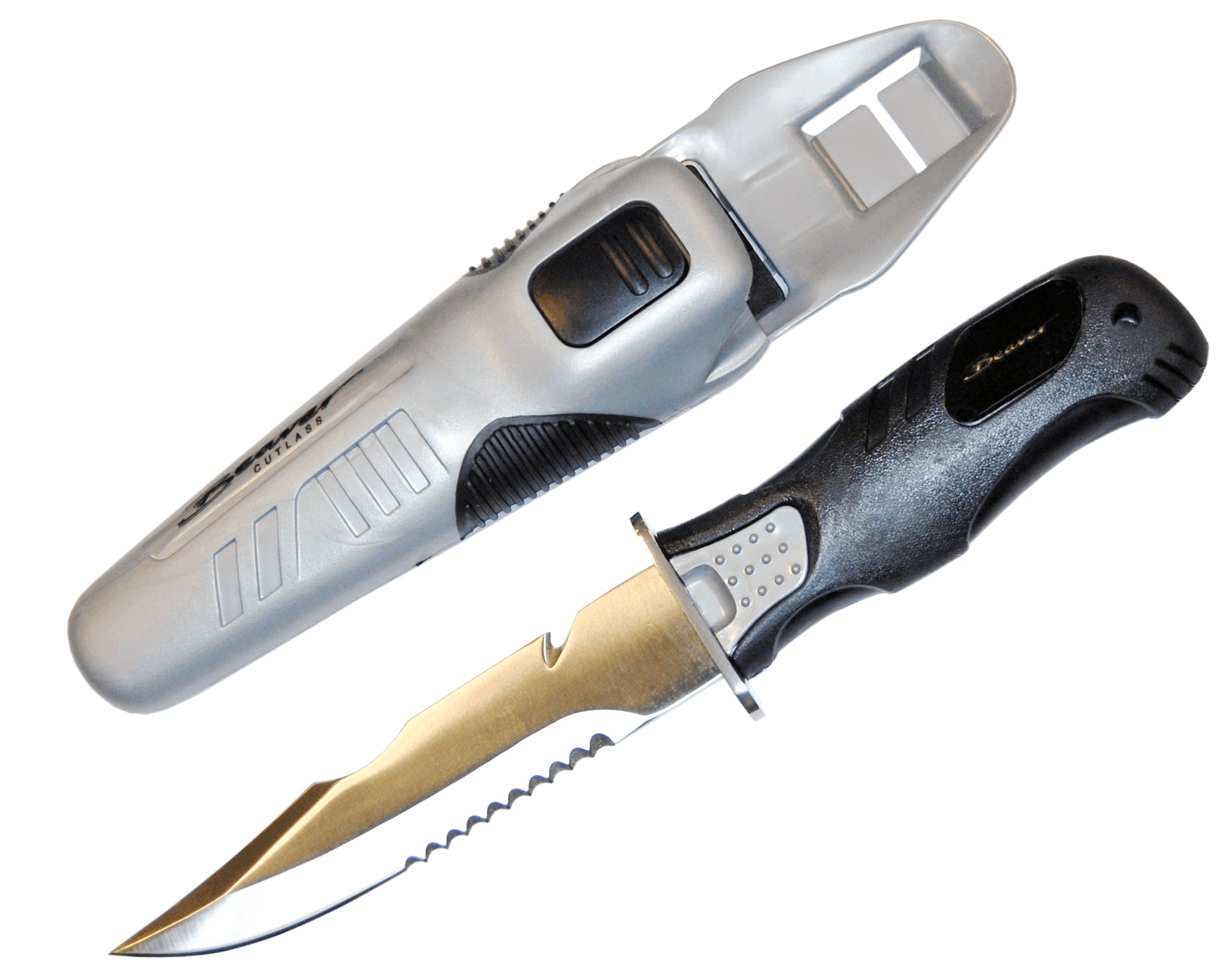 Beaver Cutlass Dive Knife - Stainless Steel Scuba Diving Knife with Sheath | Perfect for Underwater Exploration, Spearfishing & Emergency Situations