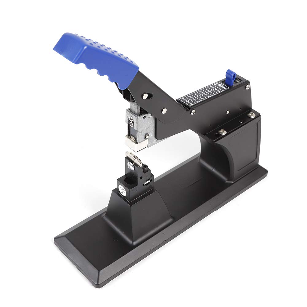 Manual Desktop Saddle Stitching Machine - Heavy Duty Book Binder & Stapler for Office, School, and Home Use - Perfect for Bookbinding, Magazine Making, and Document Binding
