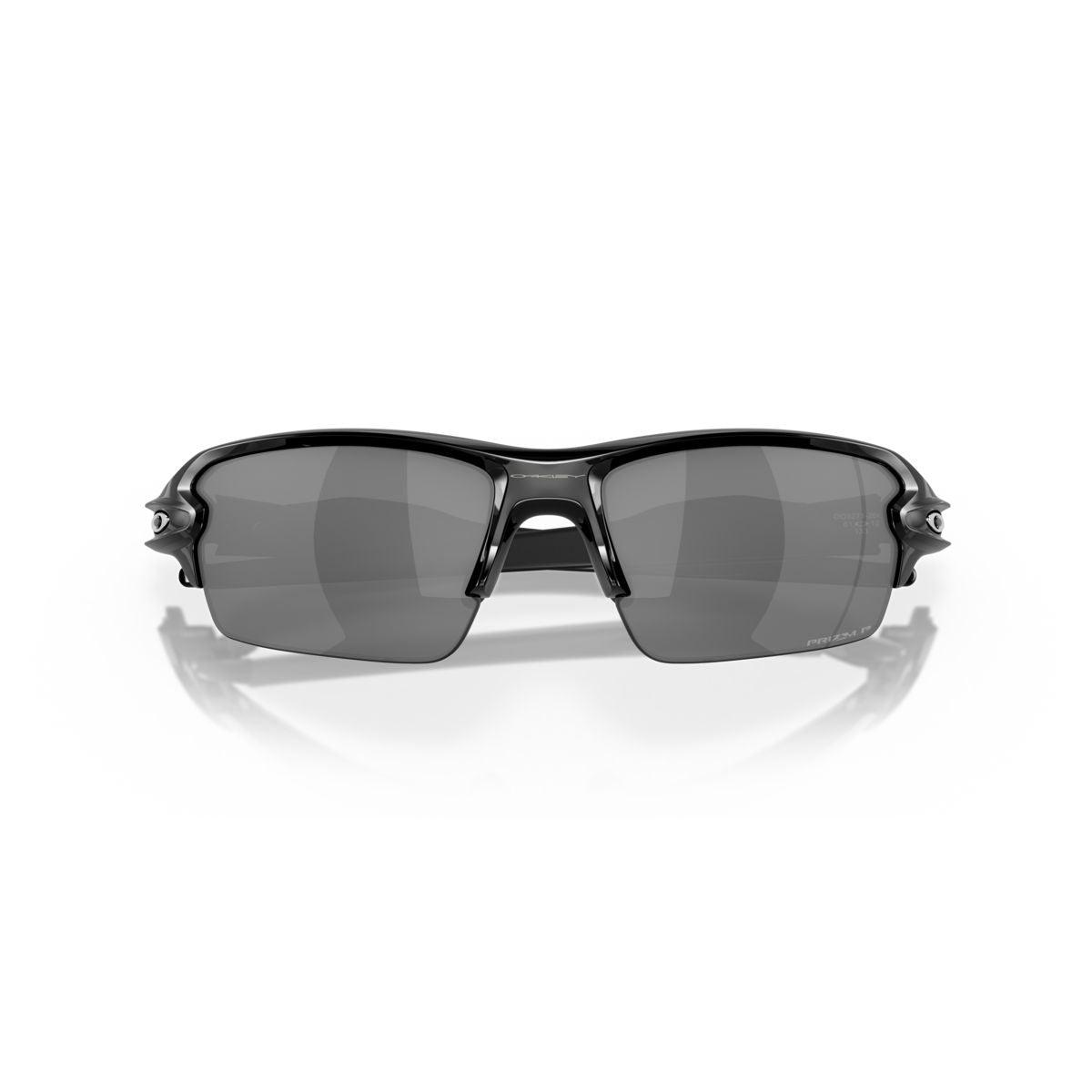 Oakley Flak 2.0 Sunglasses - Polished Black Frame with Prizm Black Polarized Lenses (Low Bridge Fit) - Model 0OO9271 927126 - Perfect for Running, Cycling & Outdoor Sports