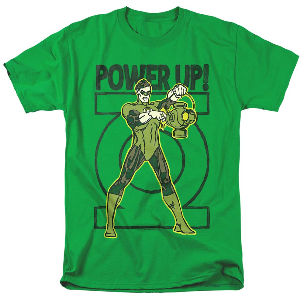Green Lantern Power Up Unisex T-Shirt for Men & Women - Casual Wear, Cosplay & Superhero Fan Gift