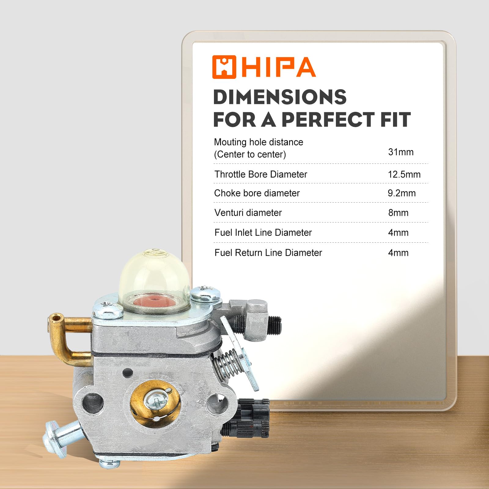 Hipa PB-2100 Carburetor Replacement Kit for Echo PB2100 PB-2155 Leaf Blower - Compatible with Zama C1U-K42 Series - Complete Maintenance Kit for Easy DIY Repair | Perfect for Yard Cleanup & Landscaping