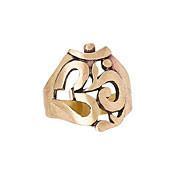 Bronze Om Ring - Handcrafted Spiritual Jewelry for Meditation & Yoga | Perfect for Mindful Living & Gift Giving
