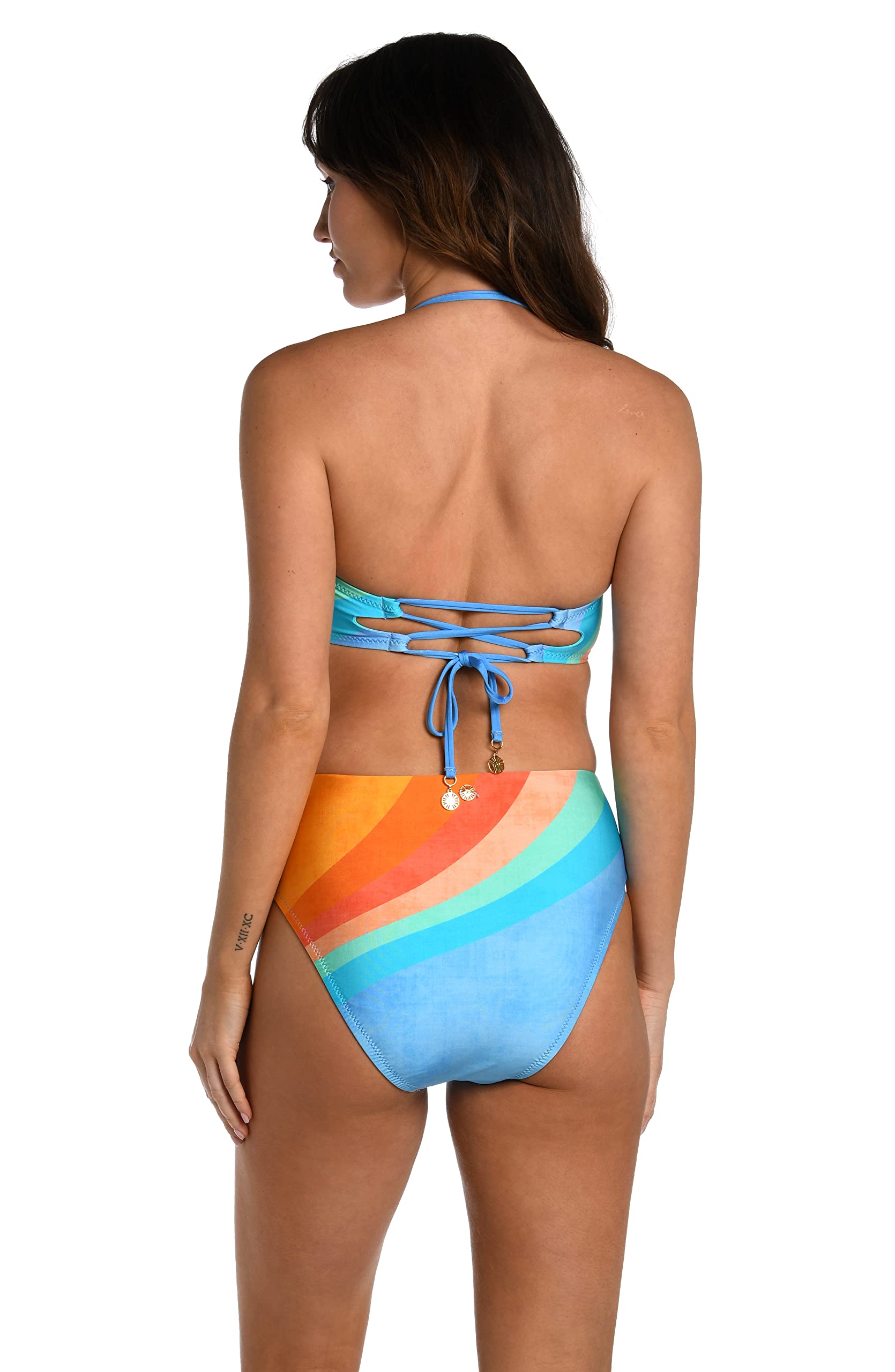 Sunshine 79 Women's Bandeau Bikini Top - Adjustable Straps & Removable Padding - Perfect for Beach, Pool & Summer Vacations