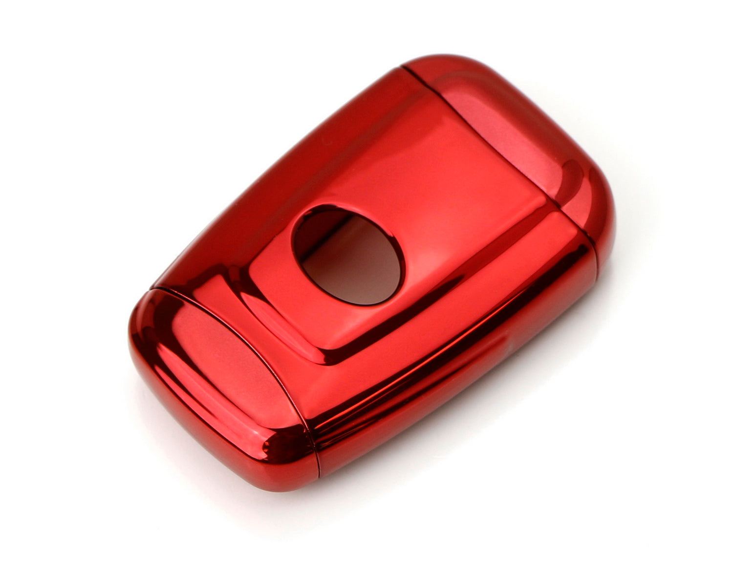 Durable Chrome Red TPU Key Fob Case Cover for 2017-2018 Toyota Camry, Prius Prime, Mirai, C-HR - Anti-Scratch Protection & Perfect Fit (Great for Everyday Use & Car Key Protection)