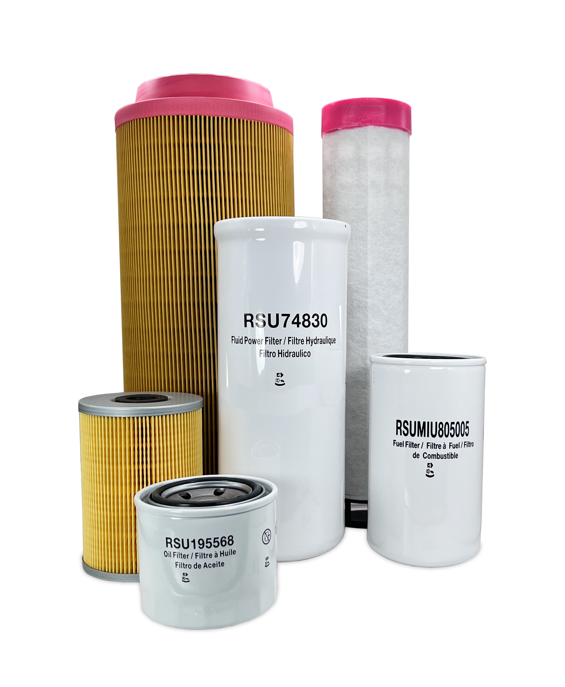 HERO® Maintenance Filter Kit for Manitou 1650RT Compact Loaders - Air, Oil & Hydraulic Filters Replacement Set - Perfect for Construction & Farm Equipment Maintenance