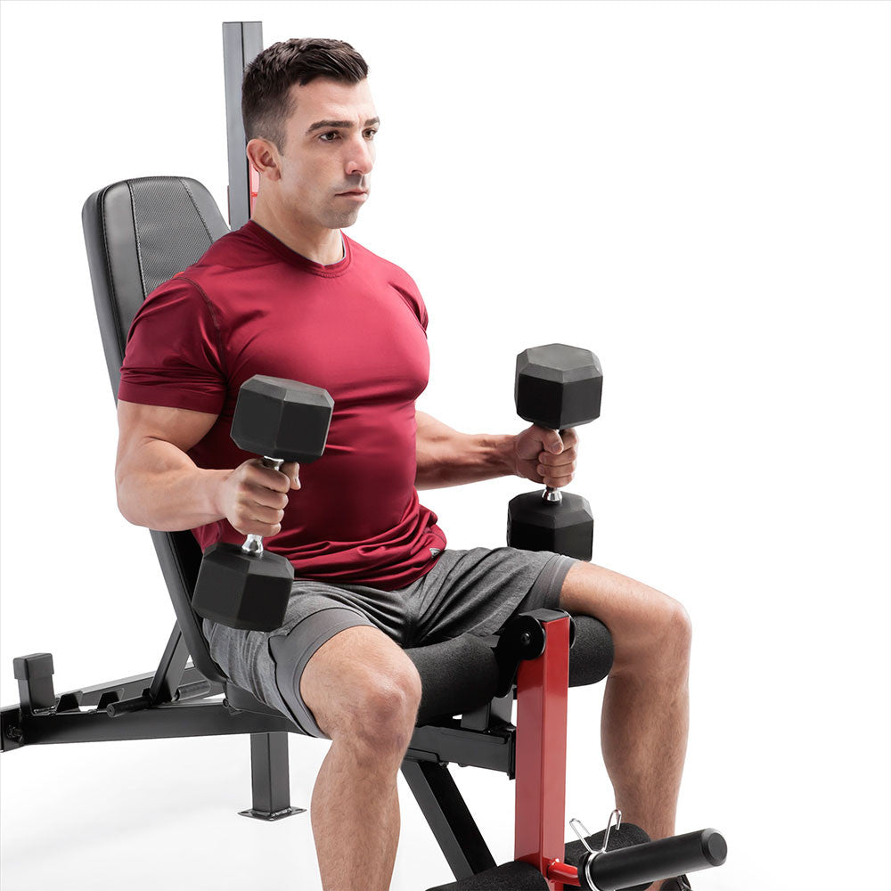 Marcy Adjustable Olympic Weight Bench MWB 4811 - Heavy Duty Home Gym Equipment for Strength Training & Bodybuilding - Perfect for Home Workouts & Fitness Enthusiasts