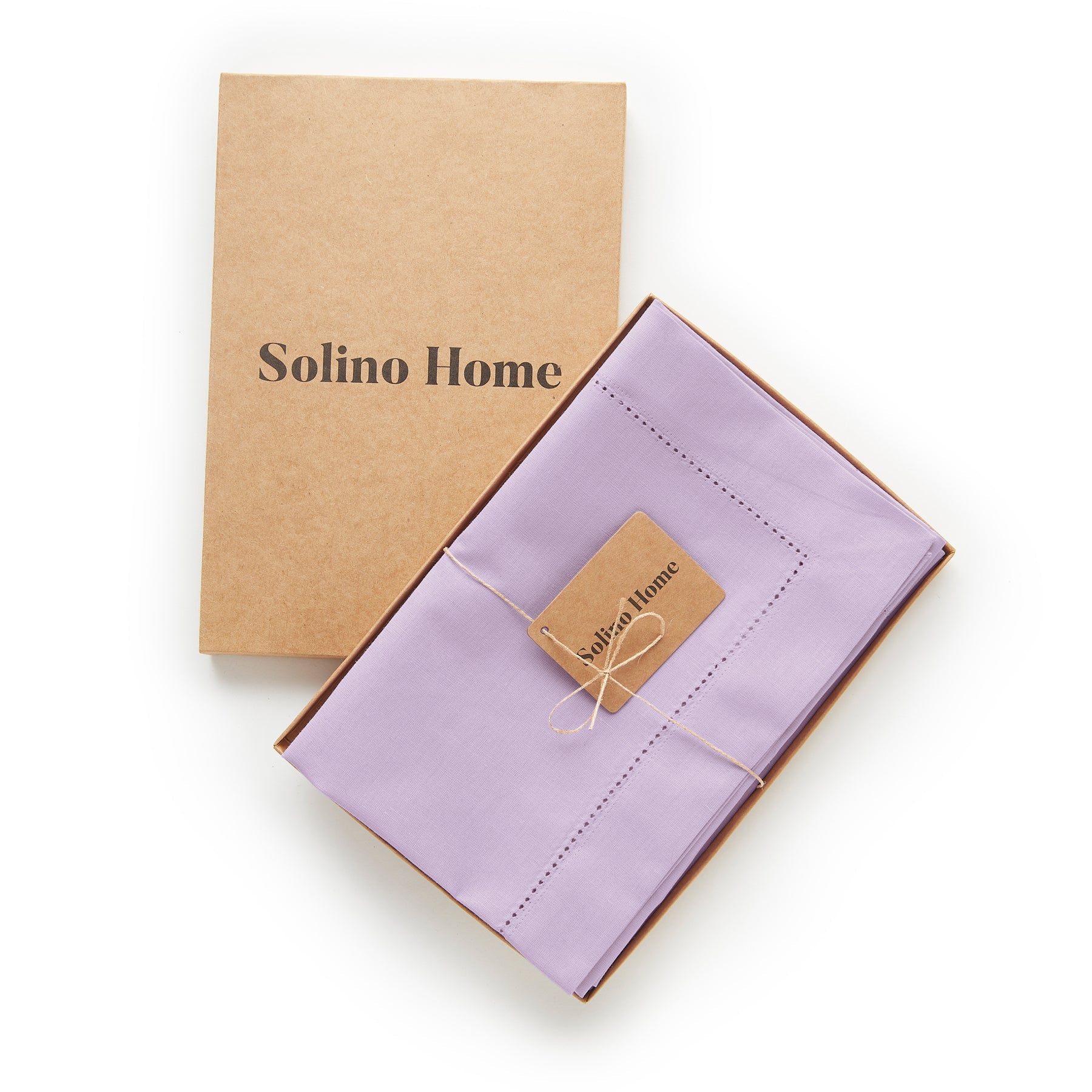 Premium Cotton Linen Hemstitch Napkins Set of 4 - Eco-Friendly Dinner Napkins for Formal Dining, Wedding, and Holiday Table Decor