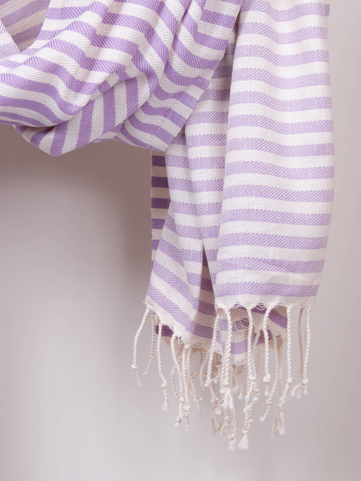 Premium Sorrento Hammam Towel - Soft & Absorbent Lilac Turkish Bath Towel for Spa, Beach & Yoga - Lightweight & Quick-Drying