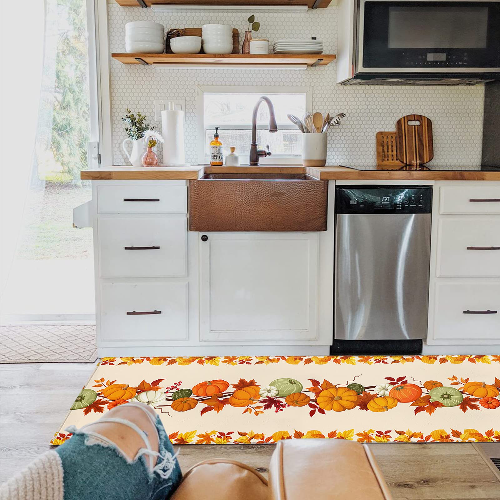 Anti-Fatigue Kitchen Mat - Non-Slip Standing Desk & Floor Mat for Home, Office, Sink Area - 18