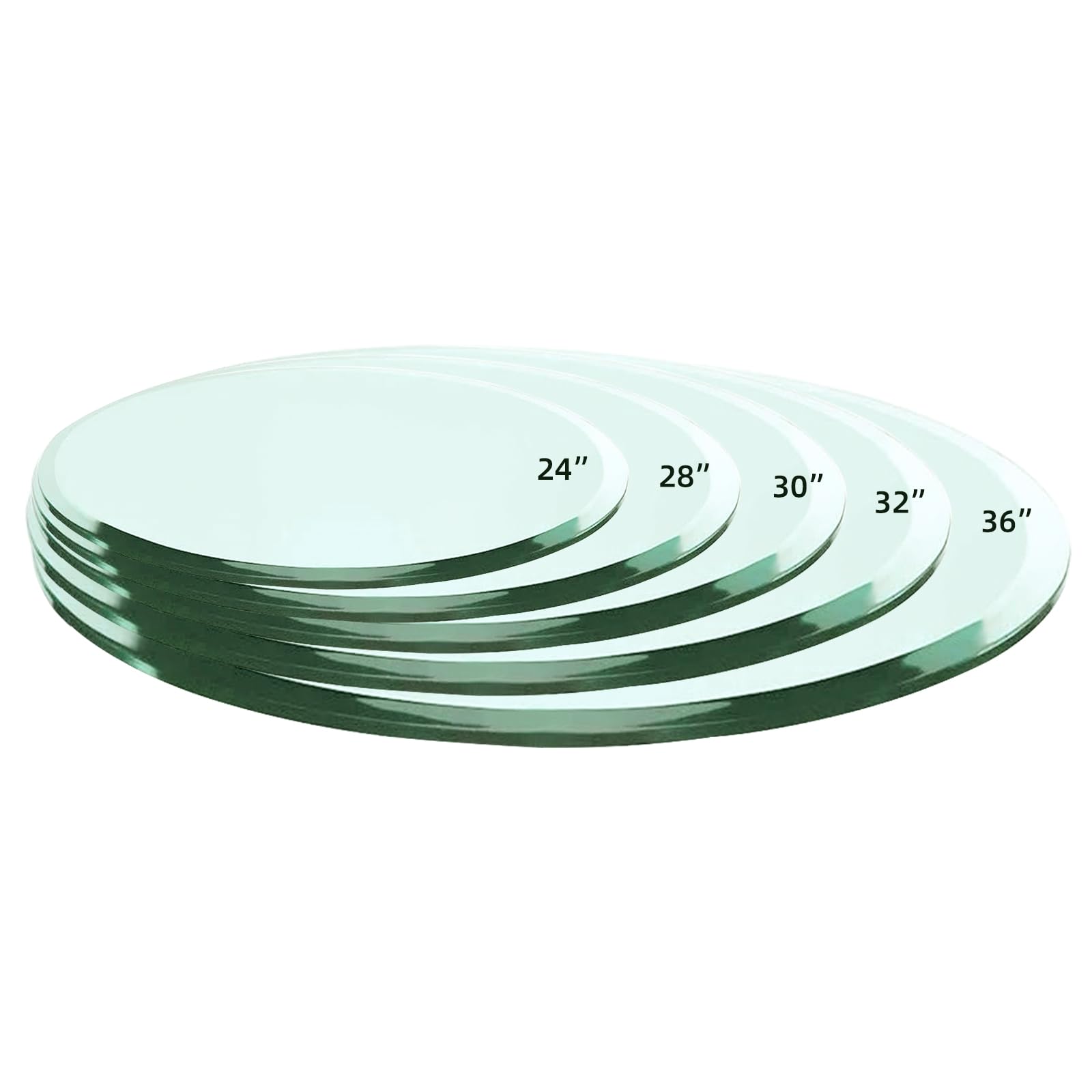 20 Inch Round Tempered Glass Table Top - 1/4