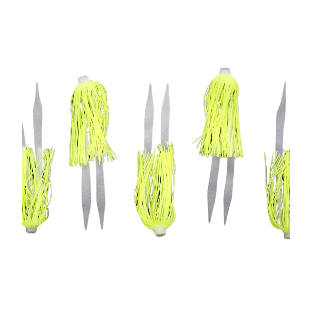 Jigging World Hybrid Teaser Skirts - Premium Saltwater Fishing Lures for Tuna, Mahi Mahi & Wahoo - Perfect for Offshore & Deep Sea Fishing Adventures