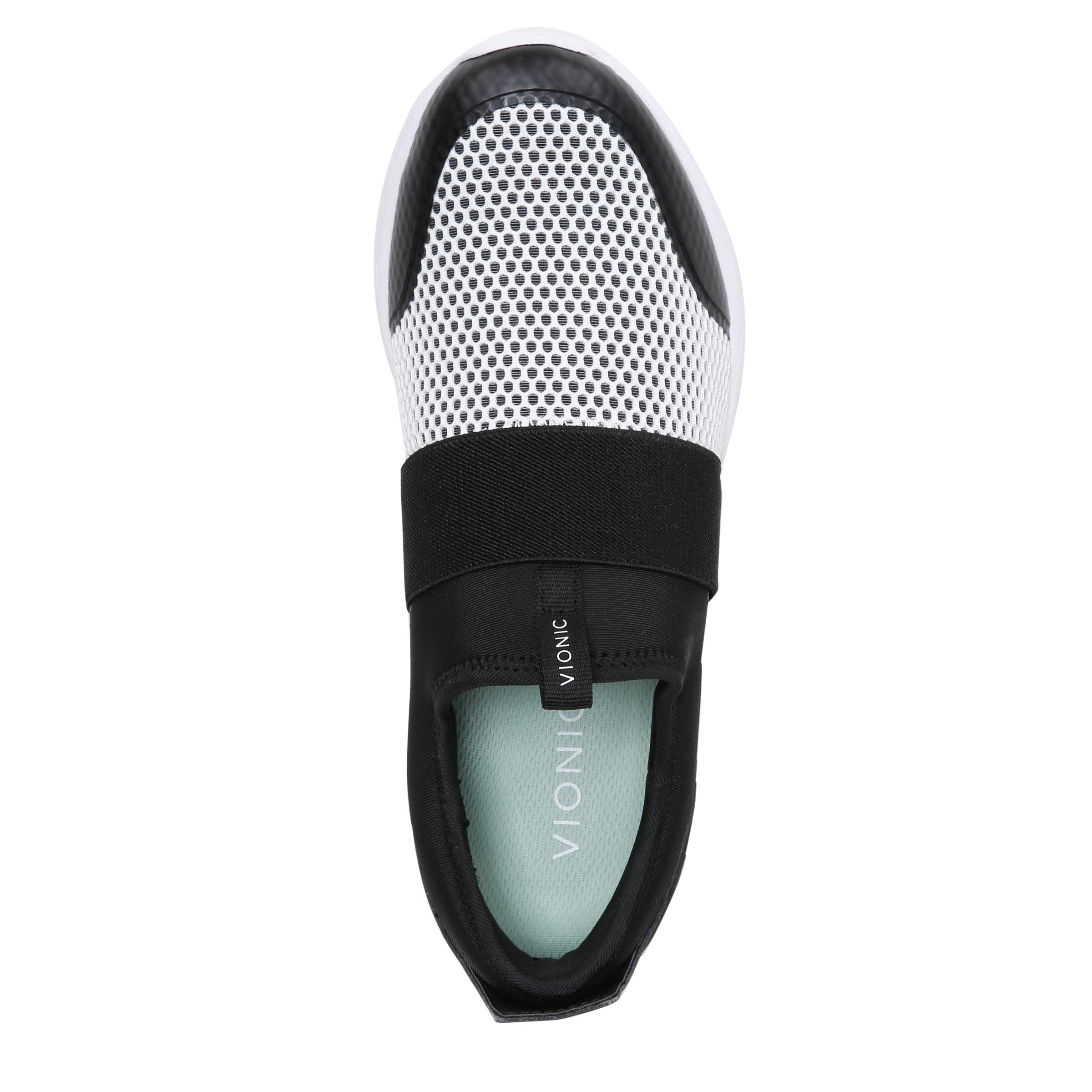 Vionic Women's Slip-On Walking Shoes - Comfortable & Supportive Sneakers for Walking, Travel & Everyday Wear