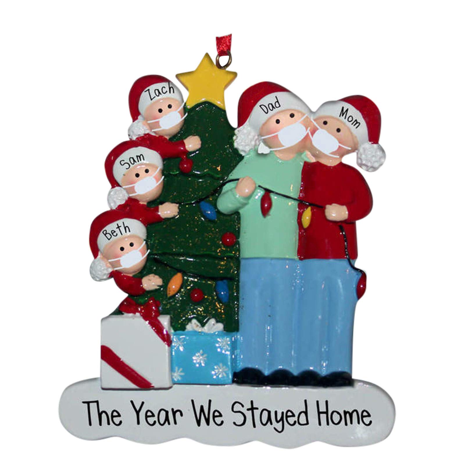 DIY Personalized Christmas Holiday Decorations - Battery Operated Garland with Timer for Outdoor & Indoor Use - Perfect for Tree, Mantel, and Window Decor (2020 Collection, One Size)