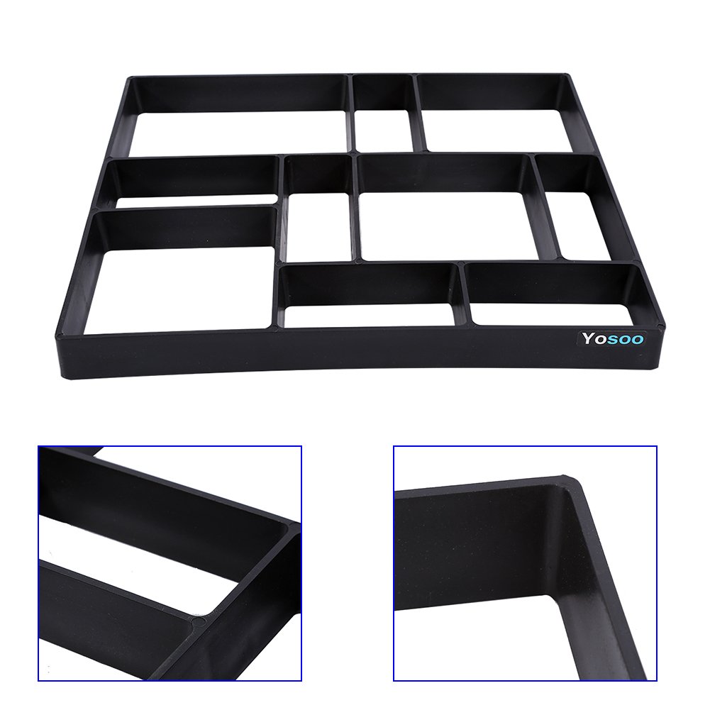 DIY Plastic Garden Paving Mold - Reusable Concrete Stepping Stone Maker for Cement, Brick & Road Pavement | Perfect for Walkways, Patios & Landscaping Projects