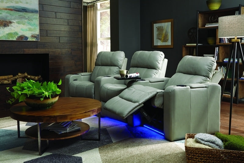 Premium Palliser Soundtrack Home Theater Seating - Luxury Recliner Sofa with Cup Holders & USB Charging | Perfect for Movie Nights & Gaming Setup in Your Home Cinema