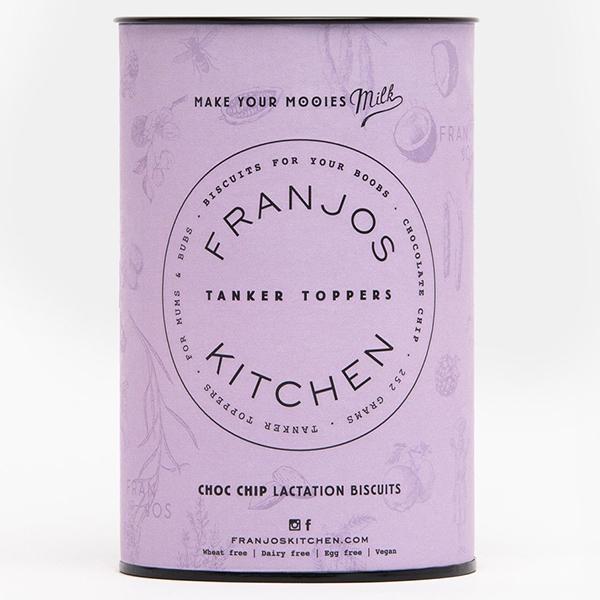 Franjos Kitchen Chocolate Chip Lactation Cookies for Nursing Moms - Healthy Postpartum Snack for Breastfeeding & Milk Supply Support