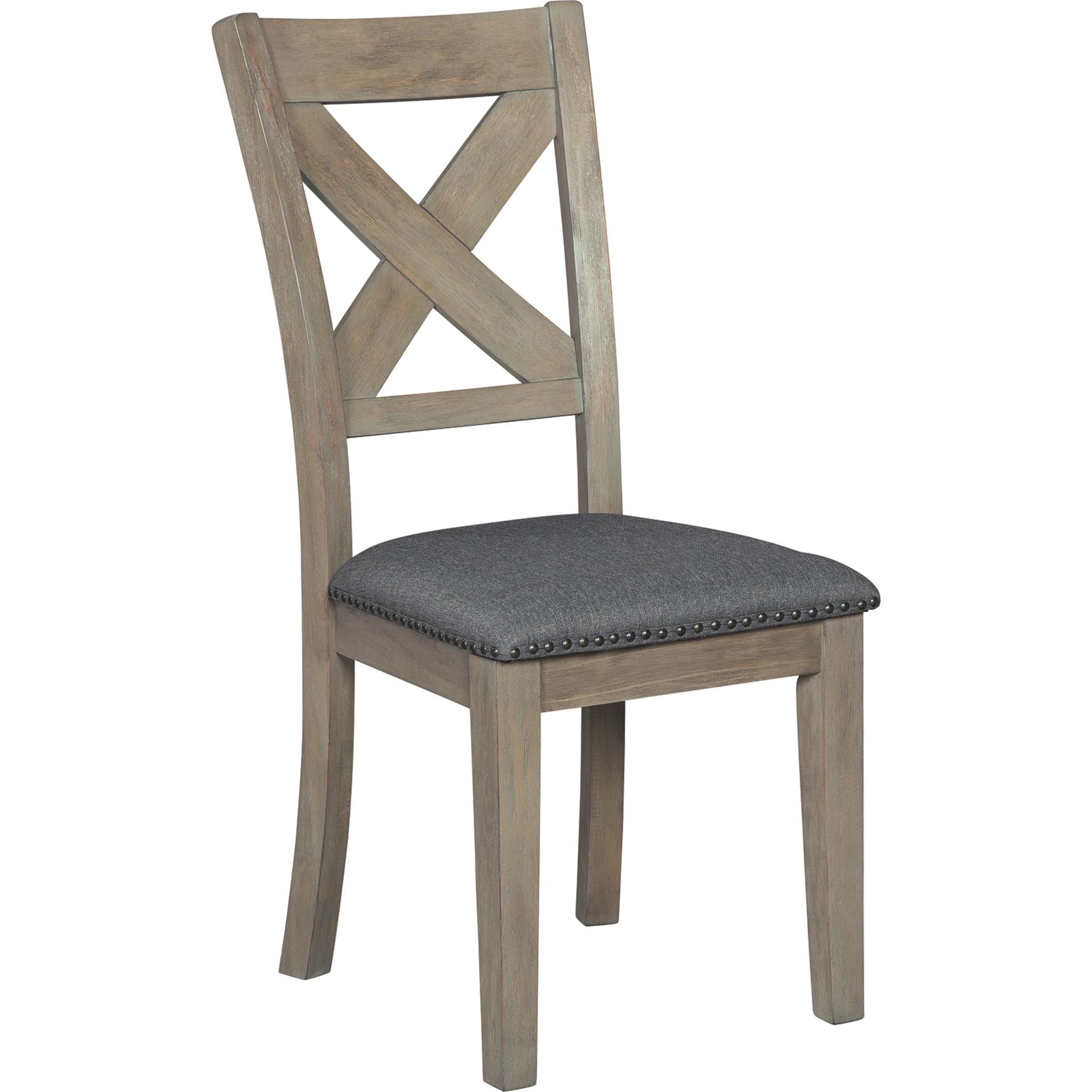 Aldwin Modern Side Chair in Gray - Sturdy Dining Room & Office Chair for Home & Workspace (D617 01) - Perfect for Small Spaces, Kitchen Nooks & Conference Rooms