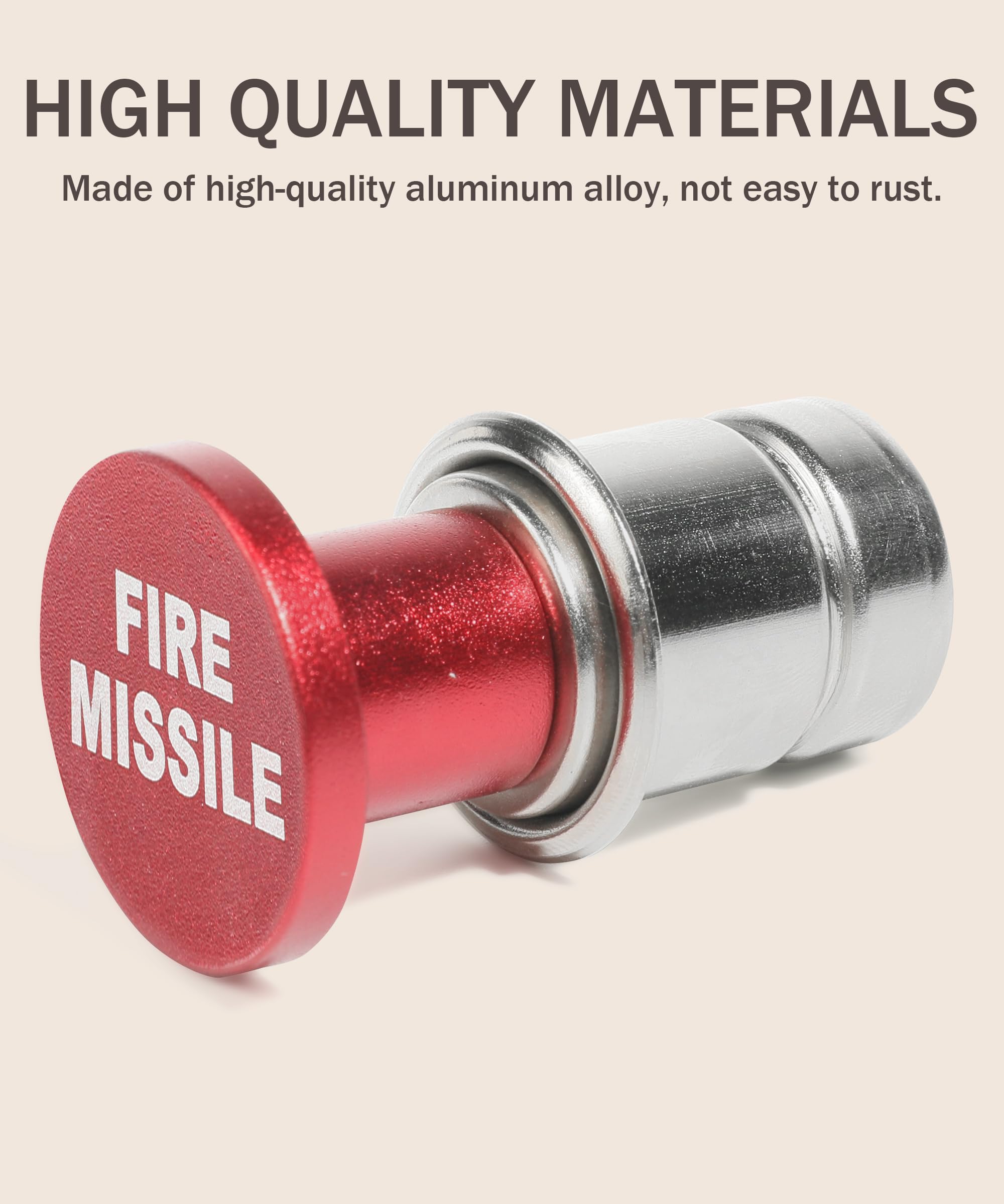 12V Car Cigarette Lighter Plug - Aluminum for Cars, Trucks & Boats - Perfect for Road Trips & Camping