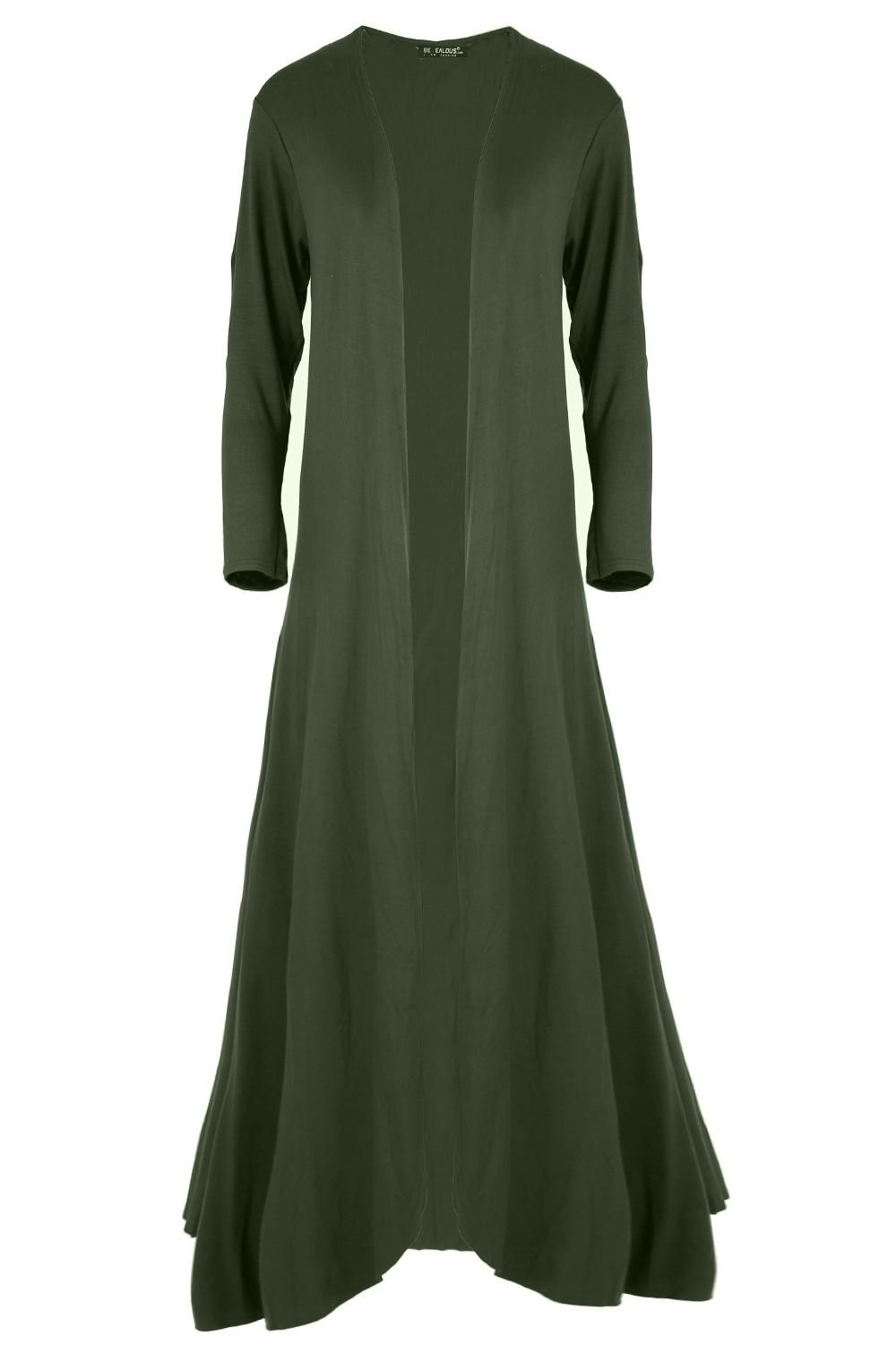 Women's Lightweight Waterfall Open Front Long Sleeve Flared Maxi Cardigan Sweater - Perfect for Layering in Fall & Winter, Beach Cover-Up, Boho Outfit