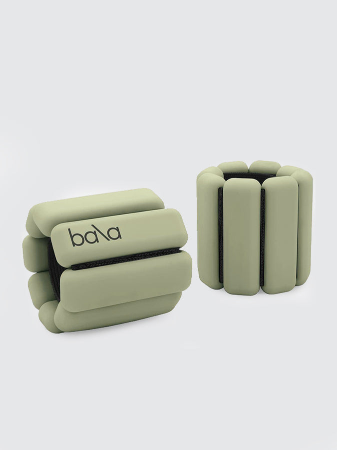 Bala 1lb Adjustable Ankle & Wrist Weights for Women & Men - Lightweight Fitness Weights for Walking, Running, Workout & Physical Therapy